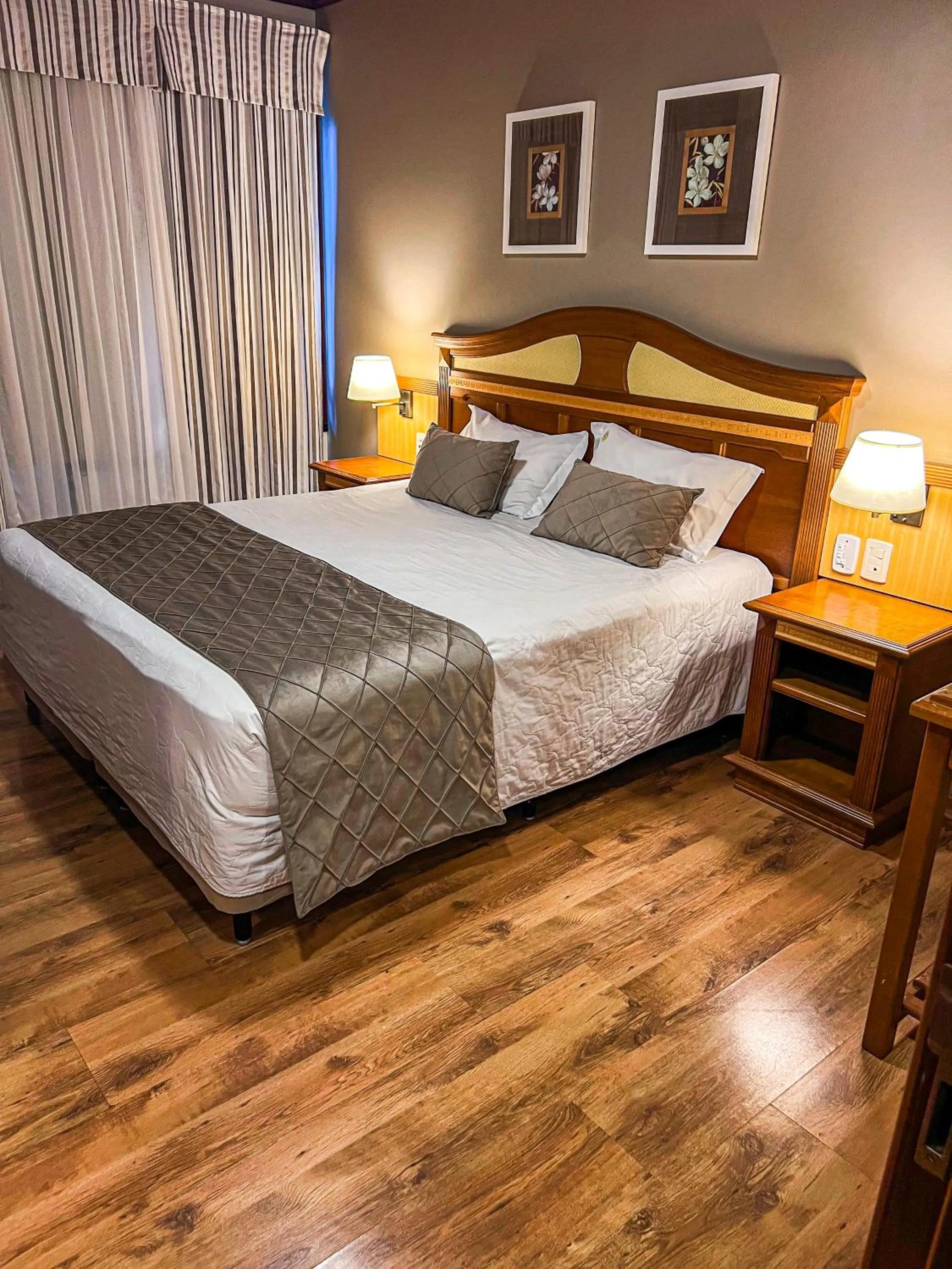 Bed in Hotel Recanto da Serra