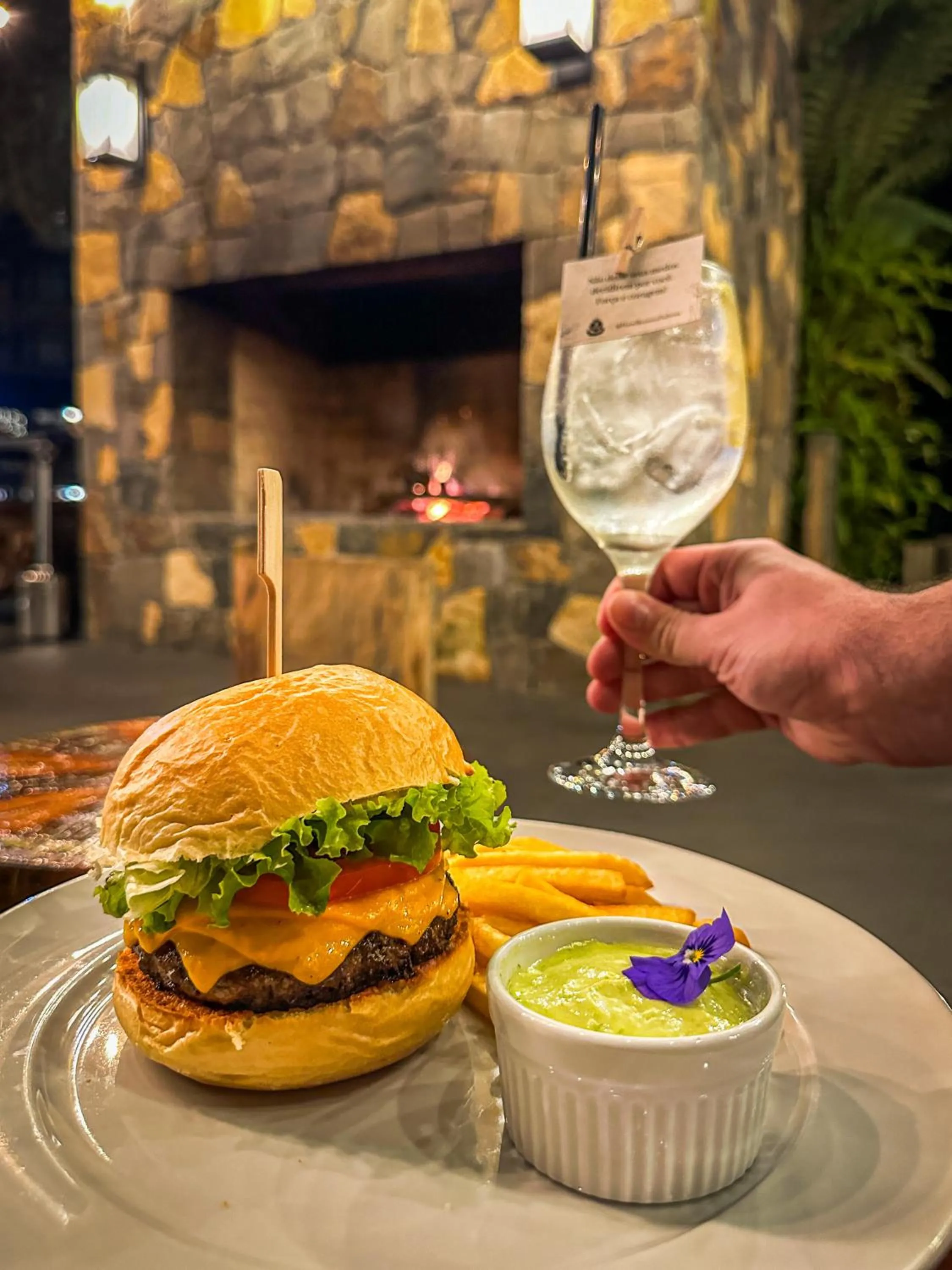 flat iron in Hotel Recanto da Serra