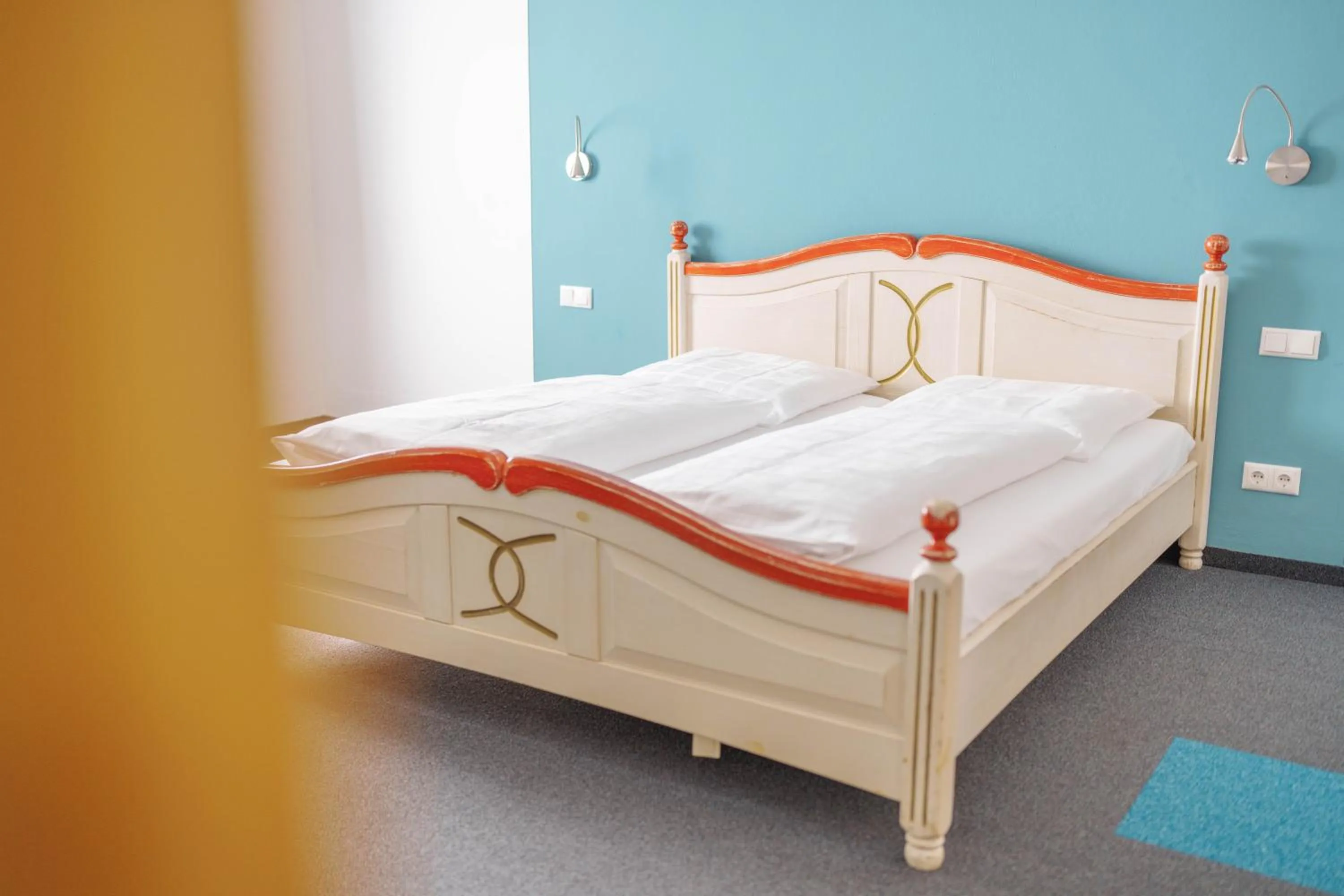 Bedroom, Bed in Altötting City Apartments