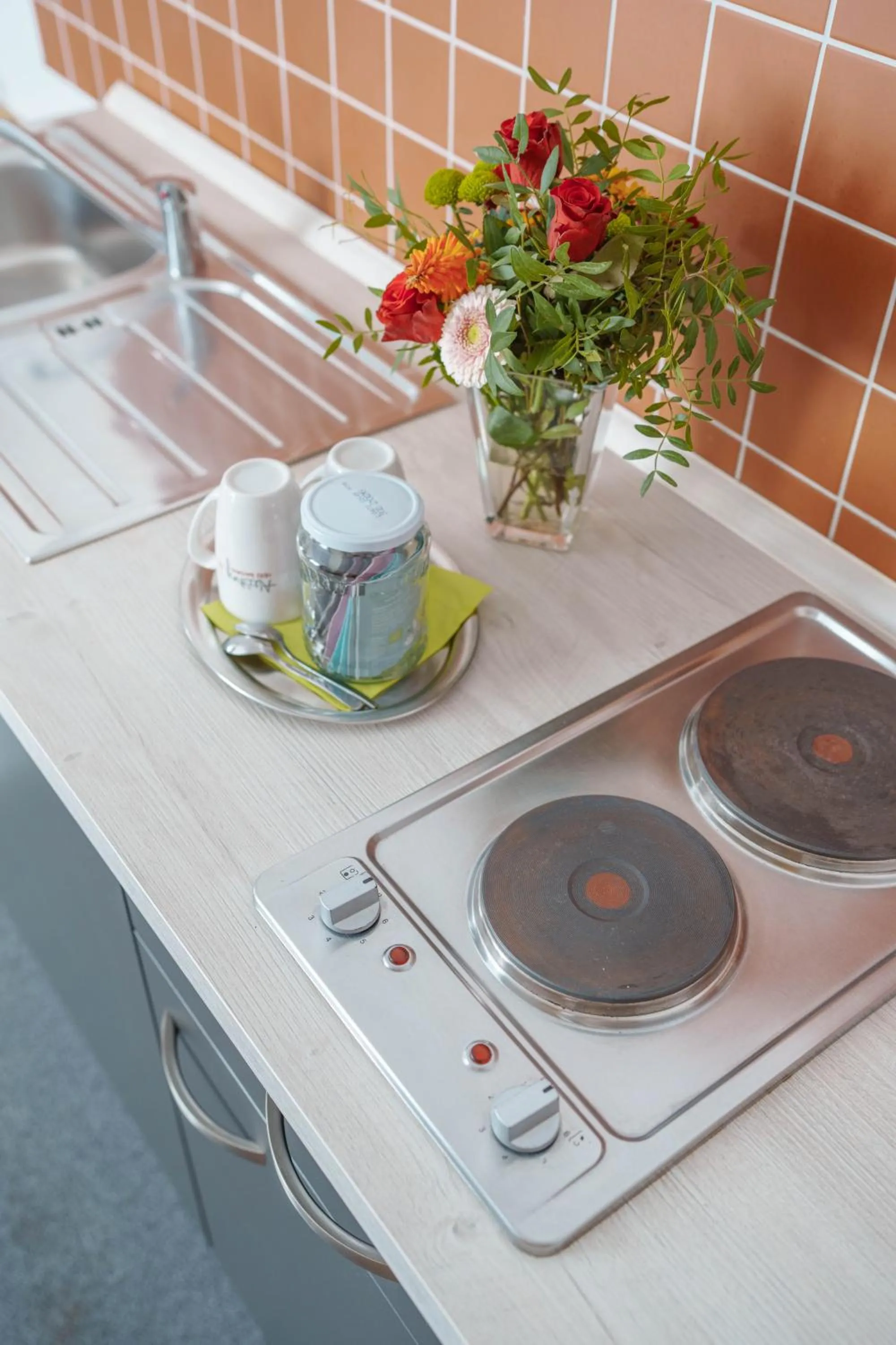 kitchen in Altötting City Apartments