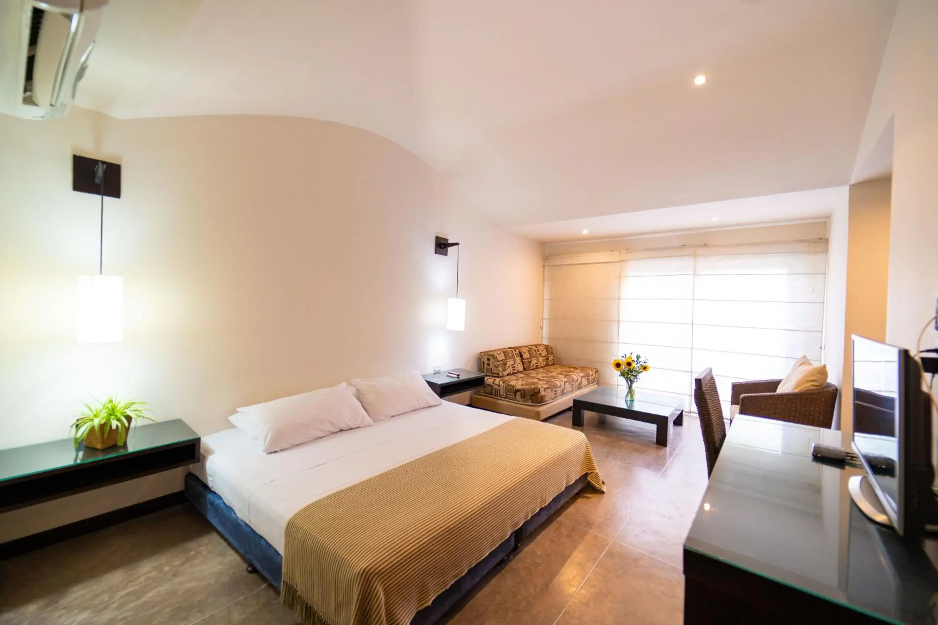 Double Room in Hotel Santorini Express y Cabañas Double Room in Hotel Santorini Express y Cabañas