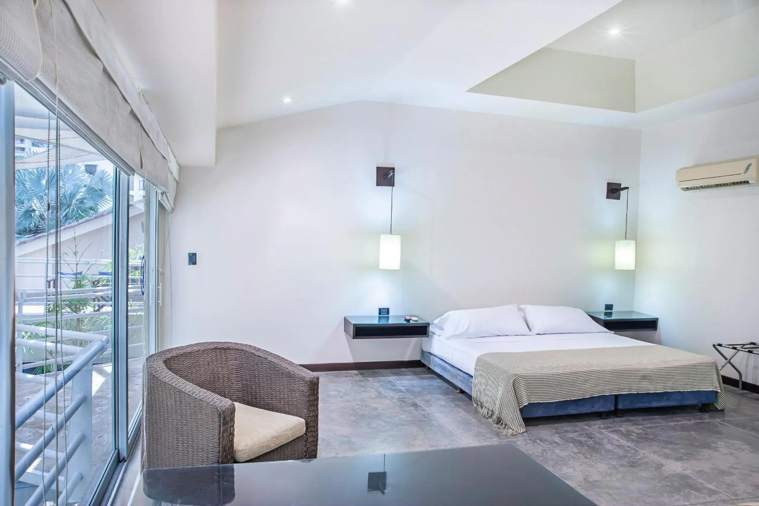 Photo of the whole room, Bed in Hotel Santorini Express y Cabañas Photo of the whole room, Bed in Hotel Santorini Express y Cabañas