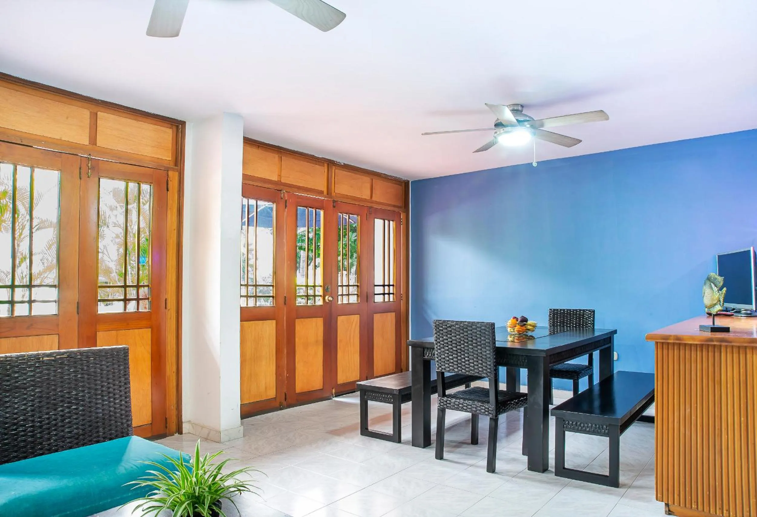 Living room in Hotel Santorini Express y Cabañas