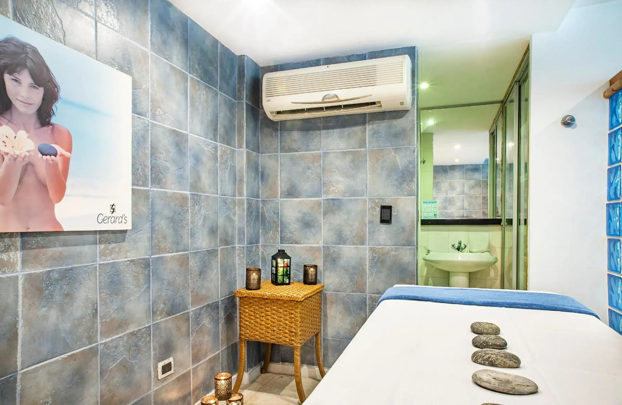 Spa and wellness centre/facilities, Bed in Hotel Santorini Express y Cabañas Spa and wellness centre/facilities, Bed in Hotel Santorini Express y Cabañas