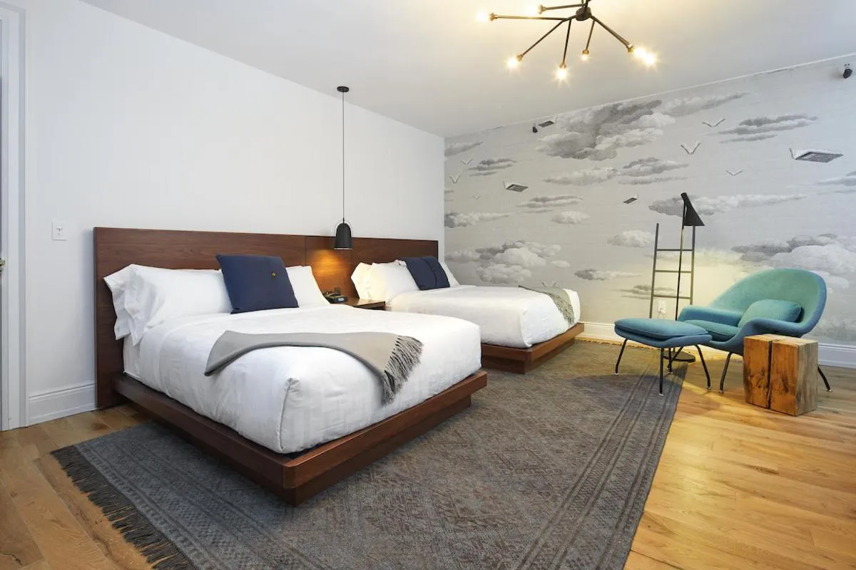 Bed in The Walper Hotel, part of JdV by Hyatt