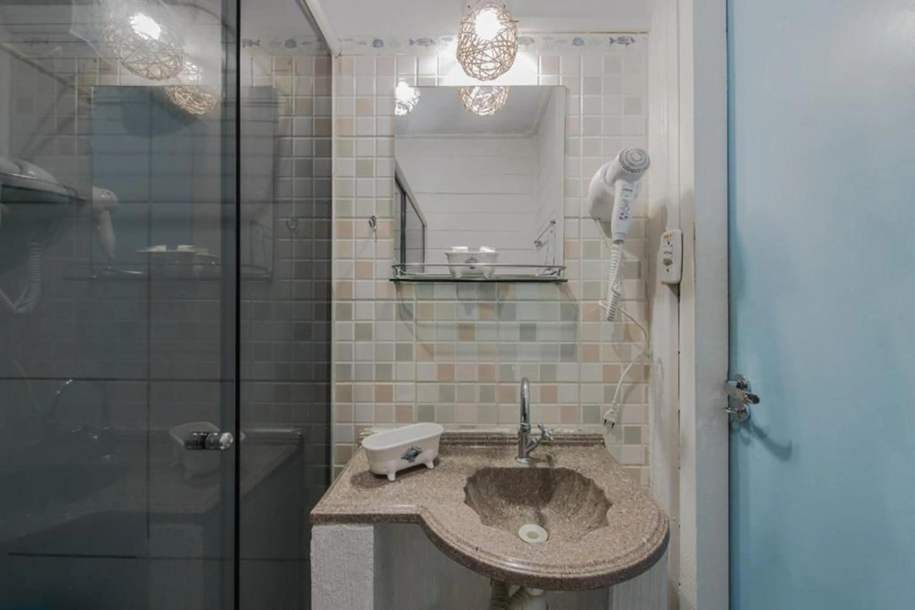 Bathroom in Pousada da Carmô