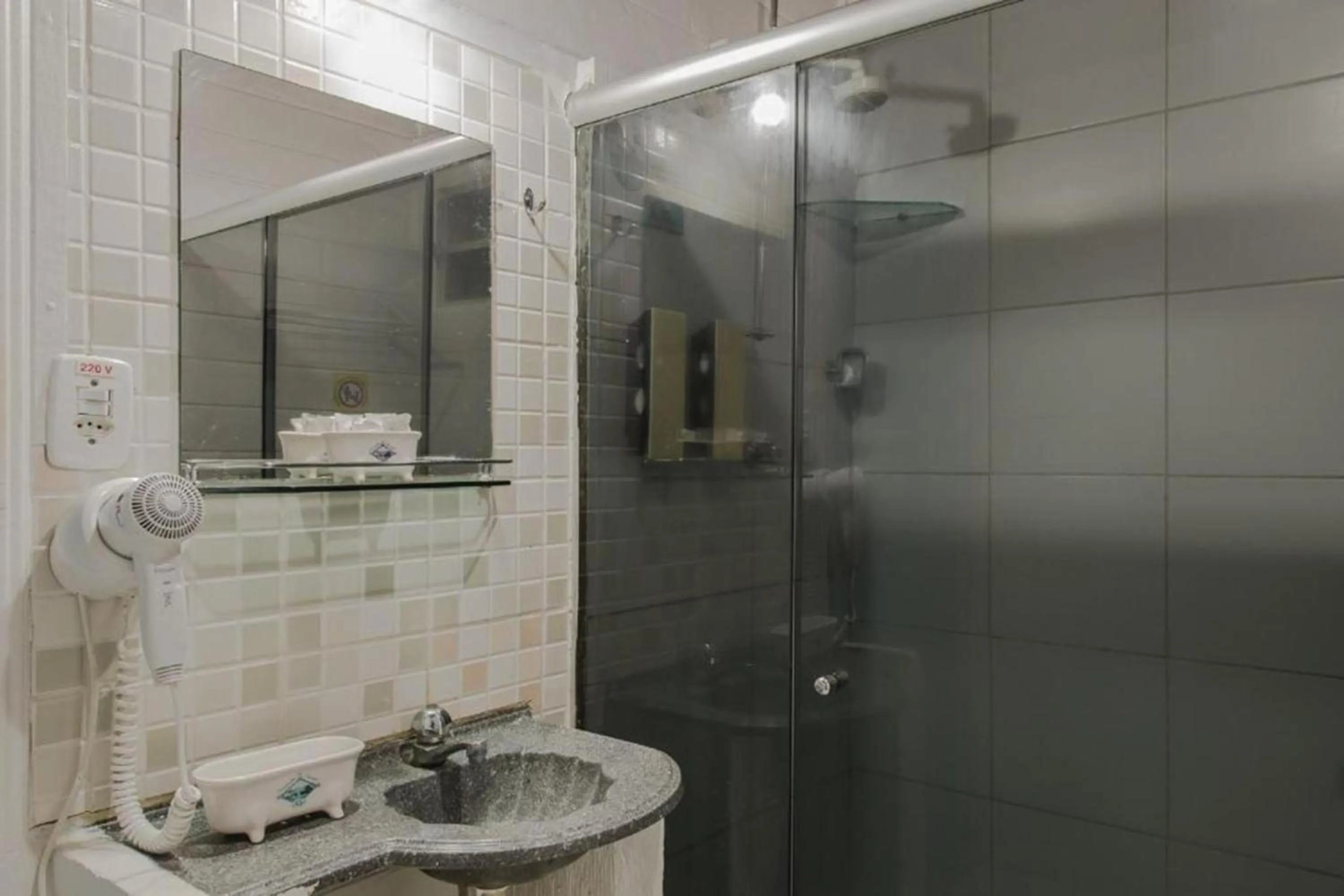 Bathroom in Pousada da Carmô