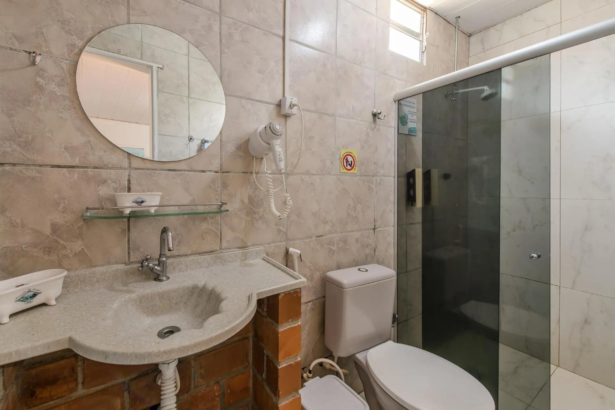 Bathroom in Pousada da Carmô