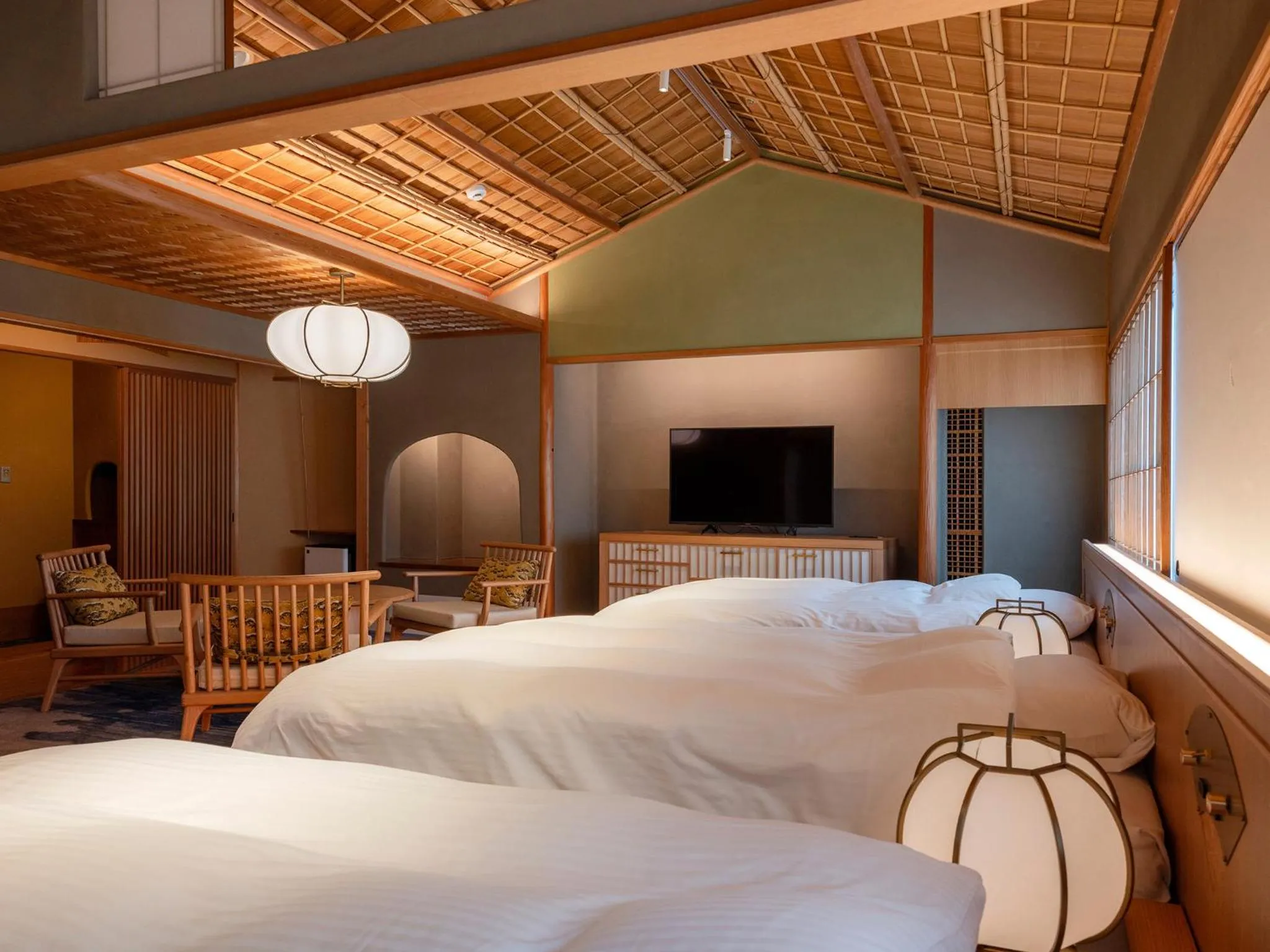 Bed in THE GLOBAL VIEW Nagasaki