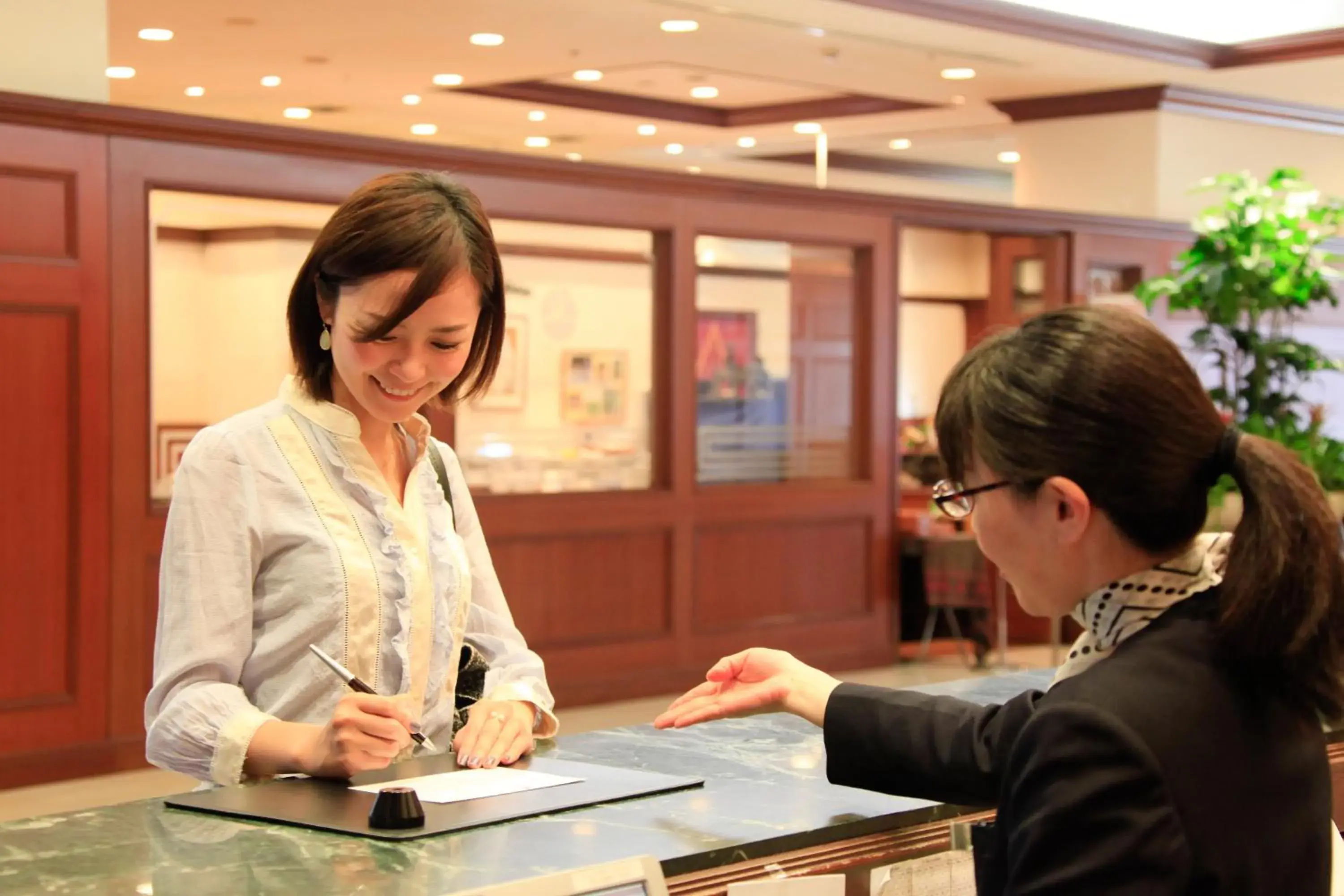 Lobby or reception in Quintessa Hotel Sasebo Lobby or reception in Quintessa Hotel Sasebo