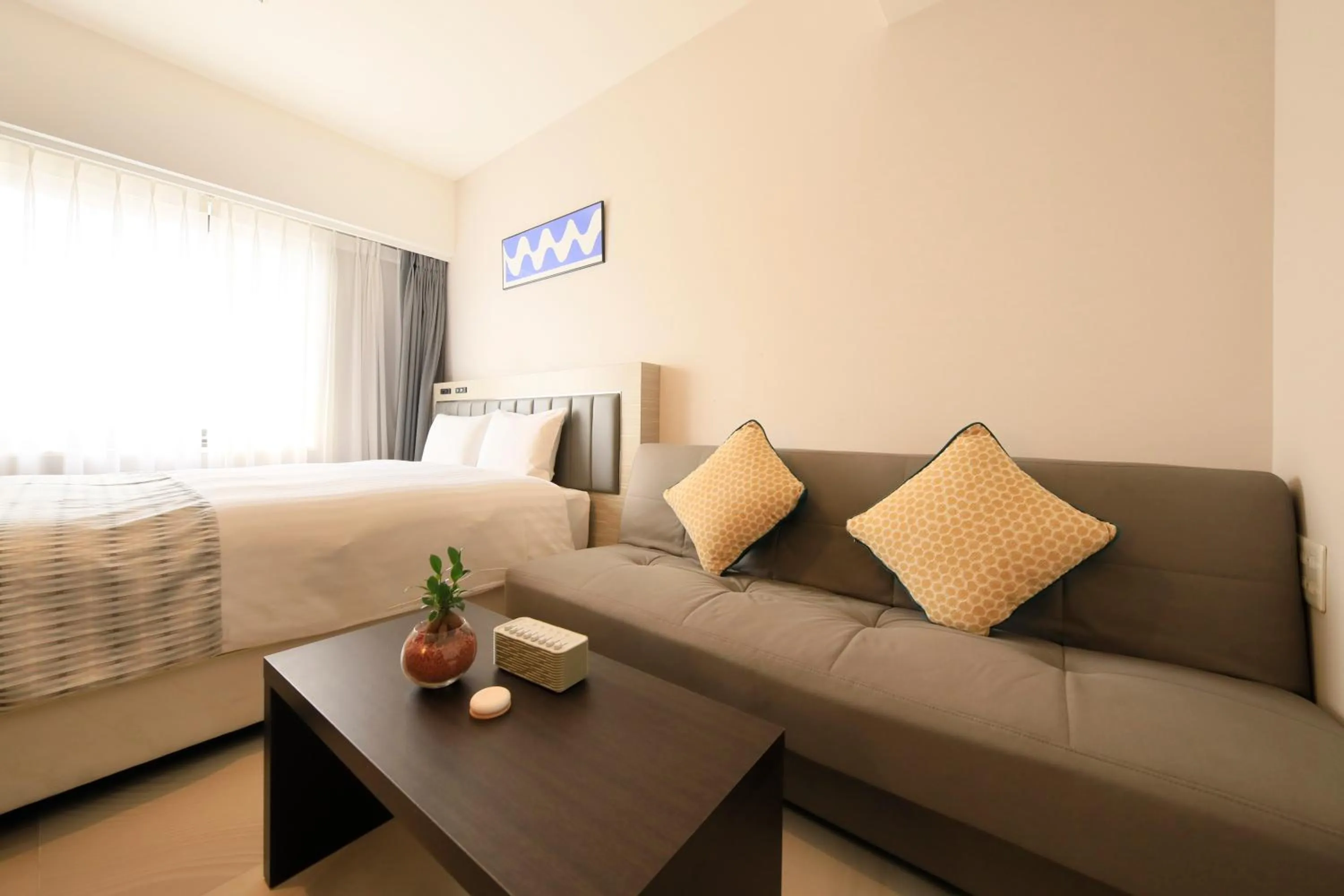 Bed in QuintessaHotel KagoshimaTenmonkan Relax&Sleep