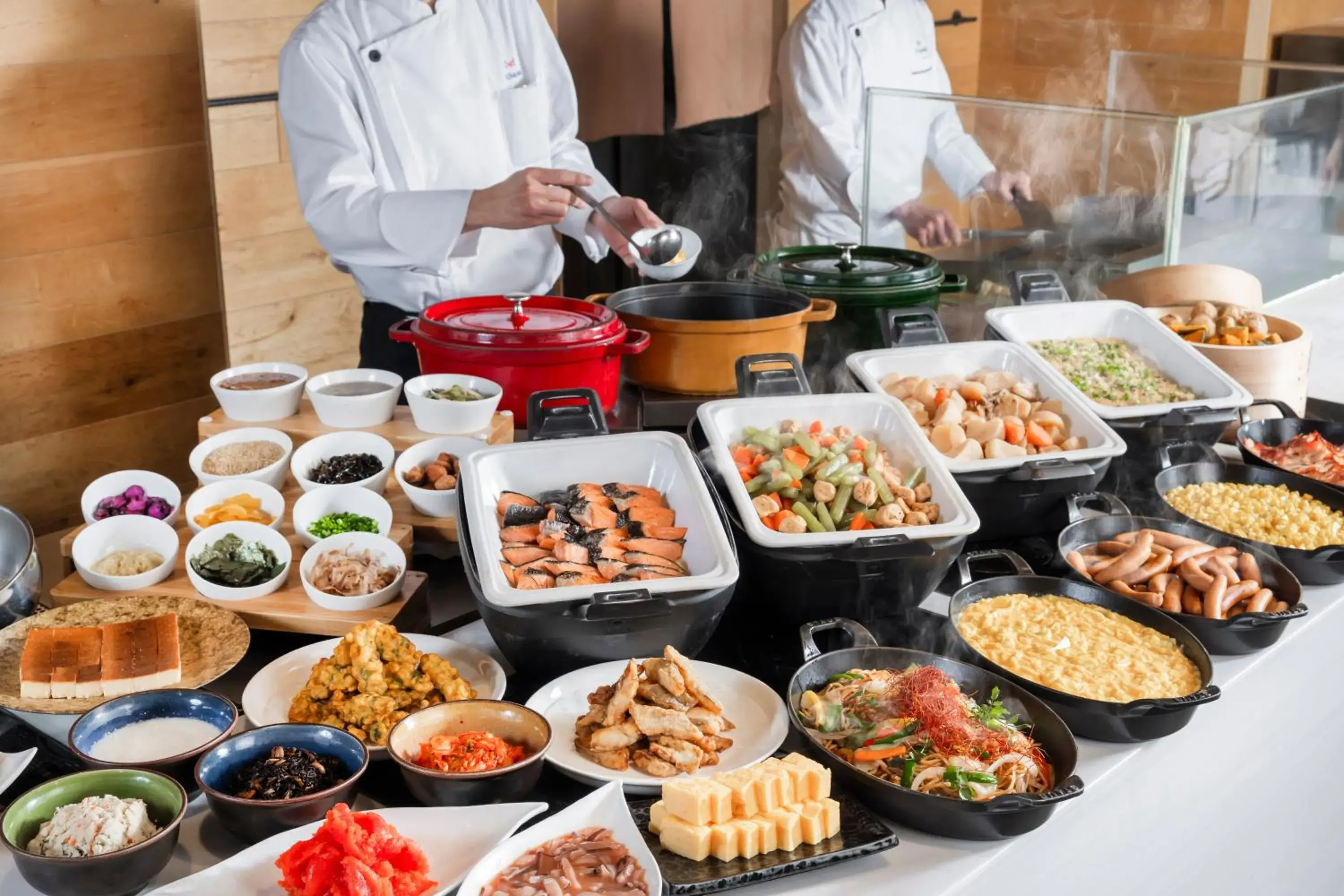 Buffet breakfast in Art Hotel Asahikawa Buffet breakfast in Art Hotel Asahikawa