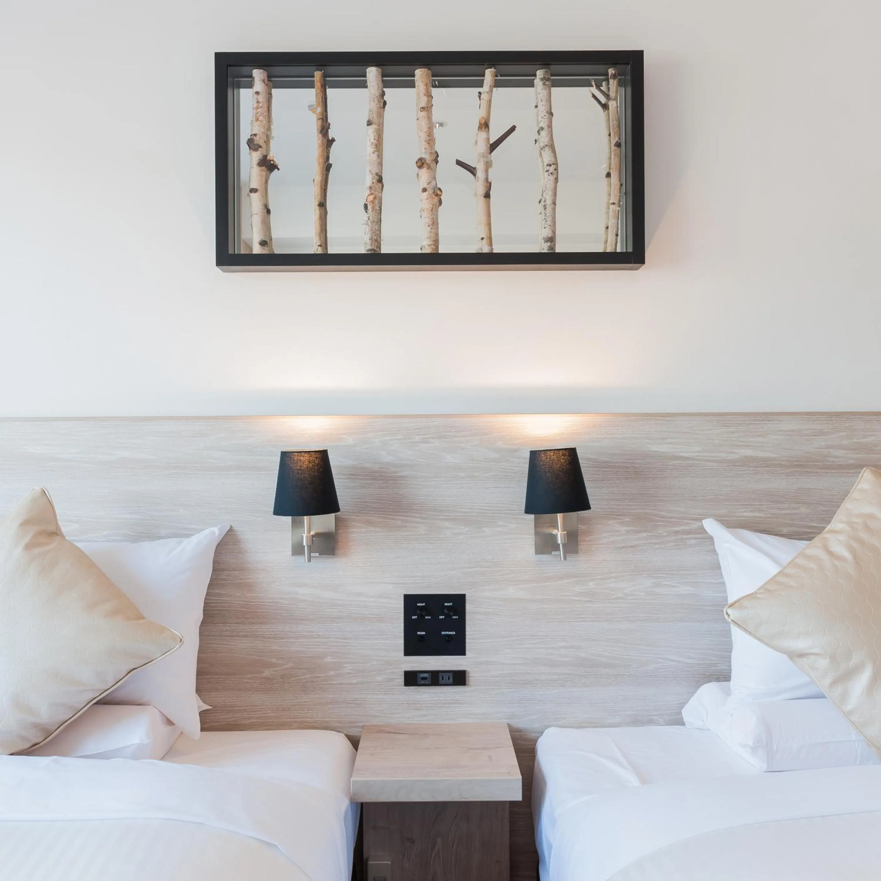 Bed in Art Hotel Asahikawa