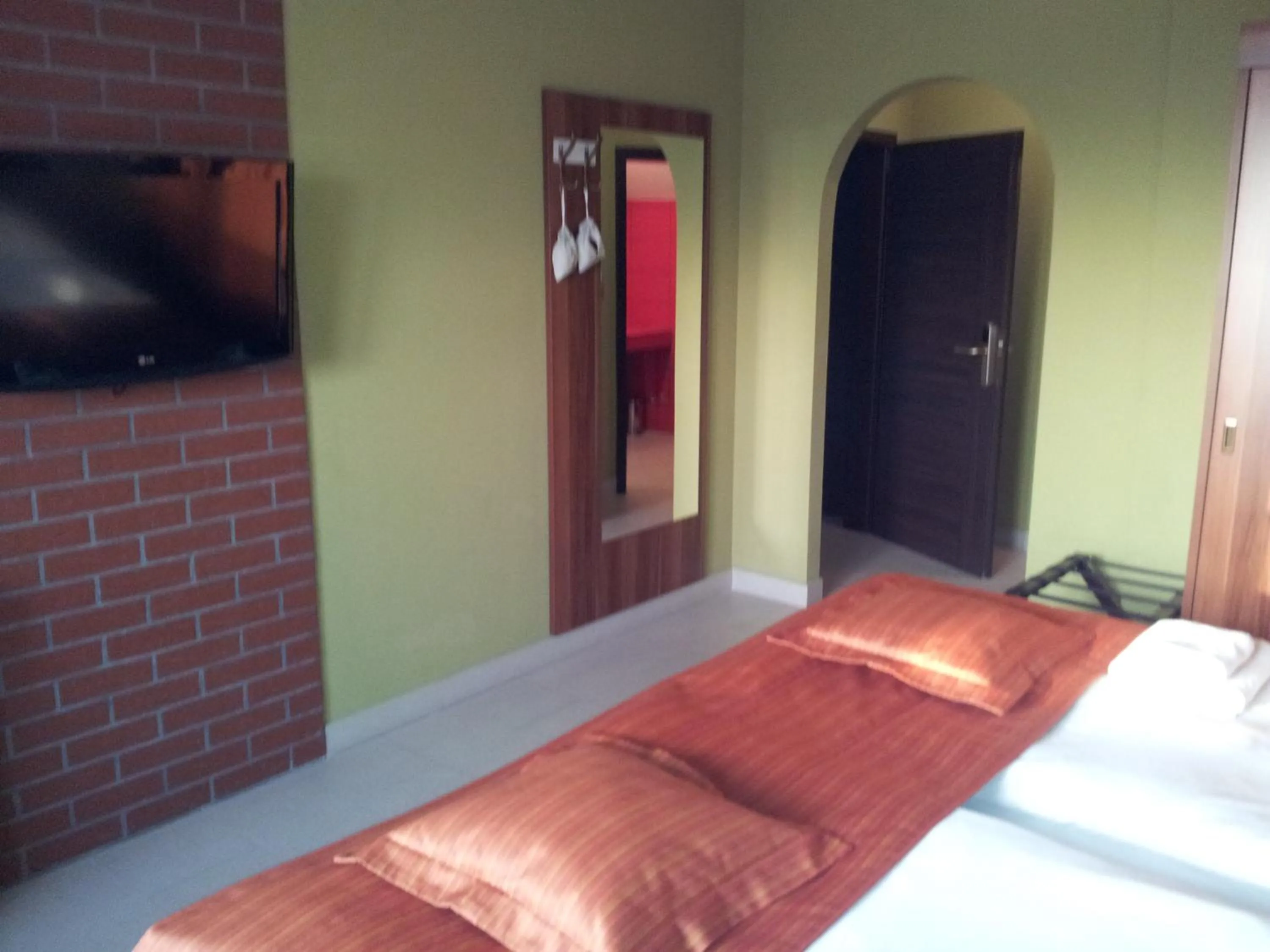 Bed in Hotel Vinopa