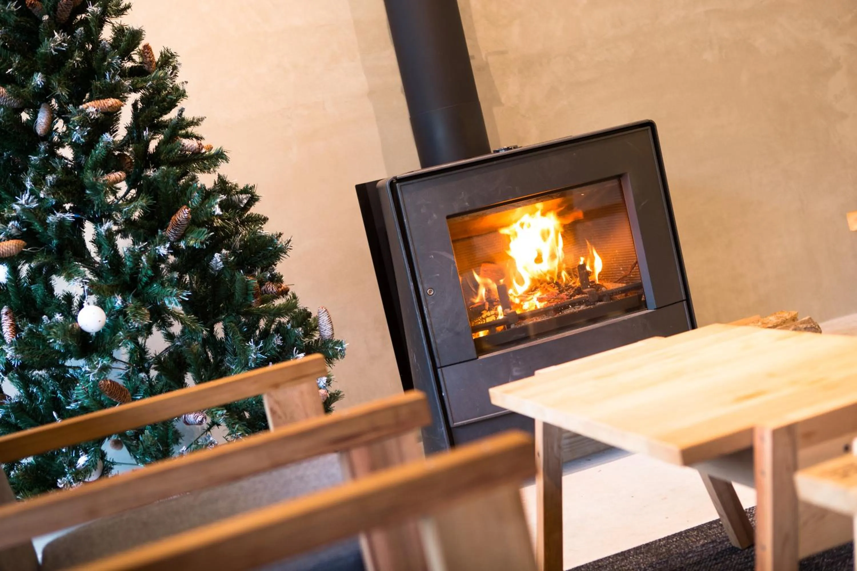 fireplace in TSUCHIYA Kinosaki onsen