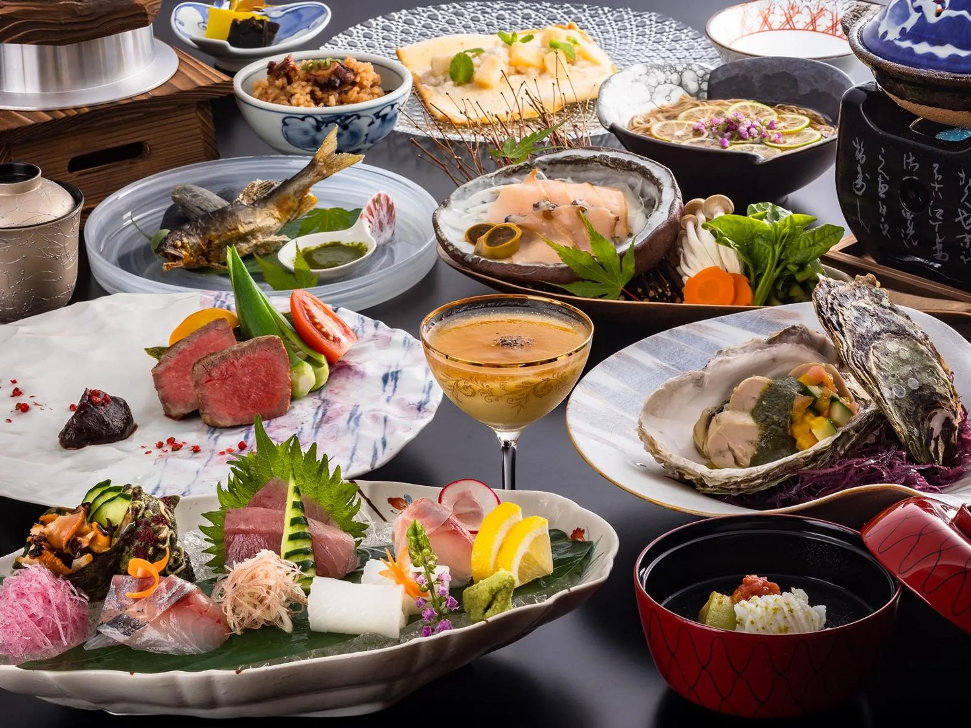 Food and drinks in TSUCHIYA Kinosaki onsen