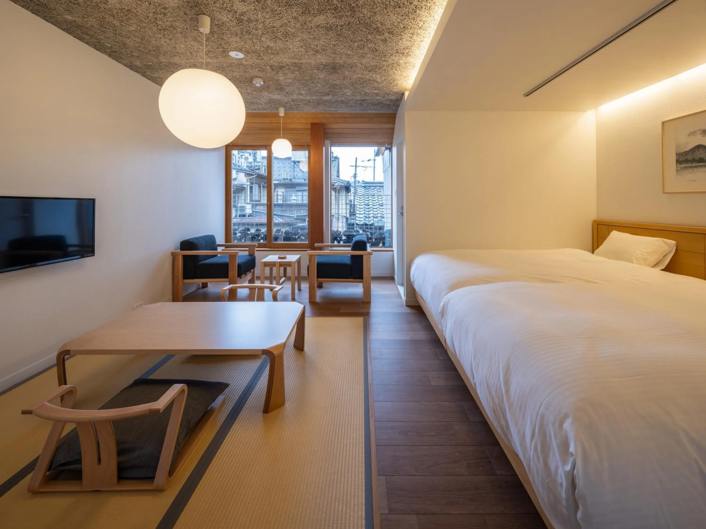 Bed in TSUCHIYA Kinosaki onsen