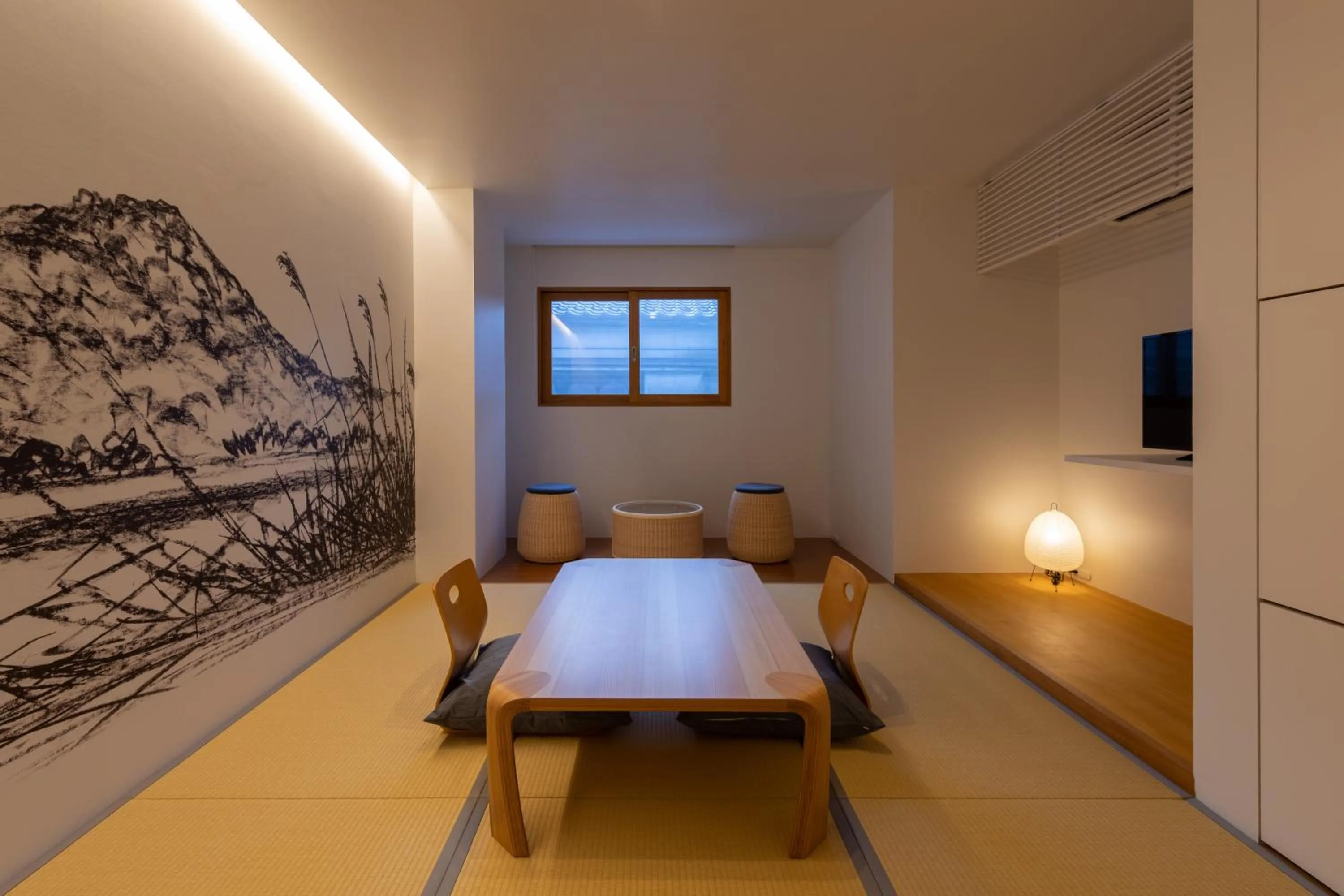 View (from property/room), Bed in TSUCHIYA Kinosaki onsen