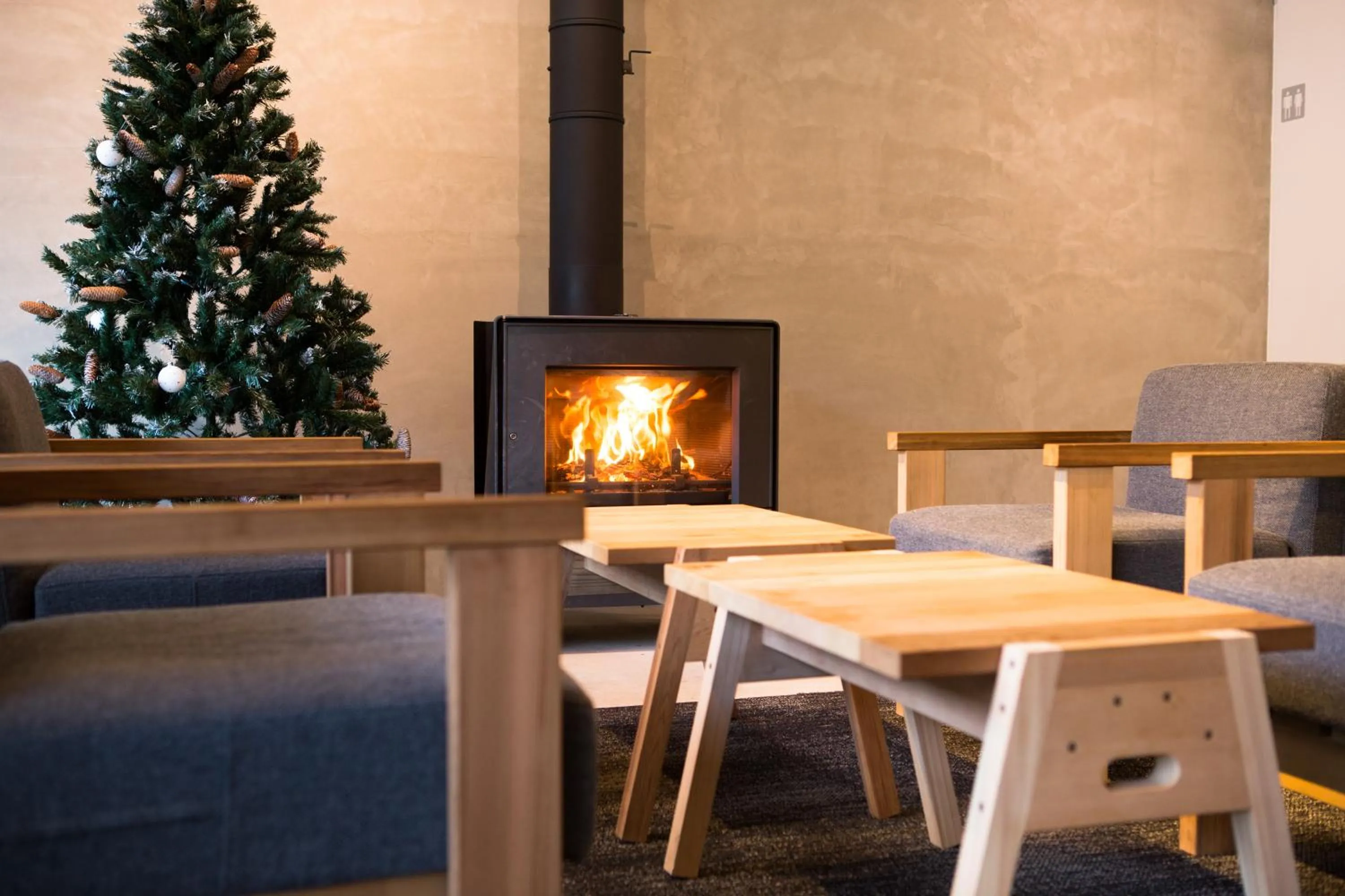 fireplace in TSUCHIYA Kinosaki onsen