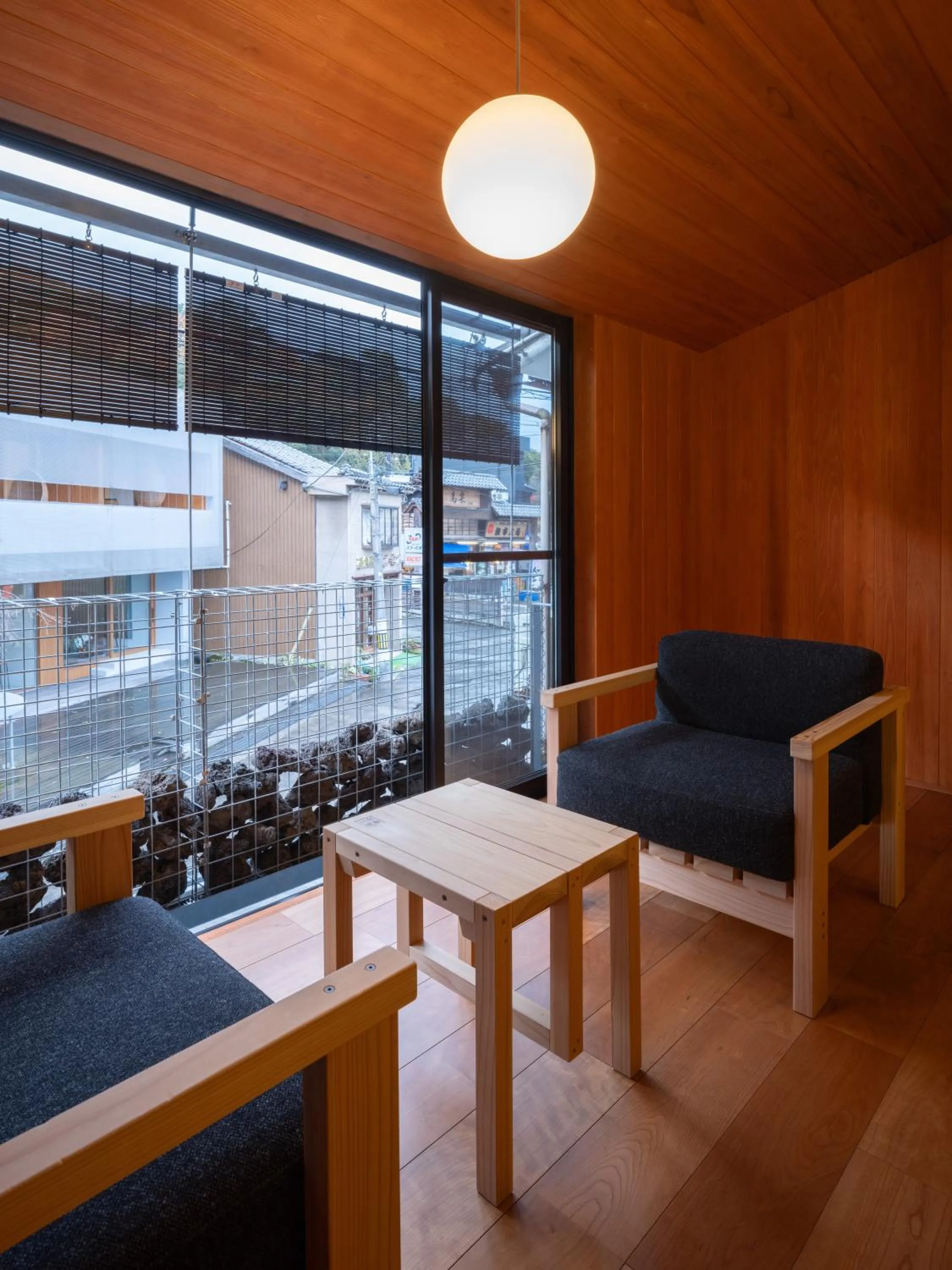 Seating area in TSUCHIYA Kinosaki onsen