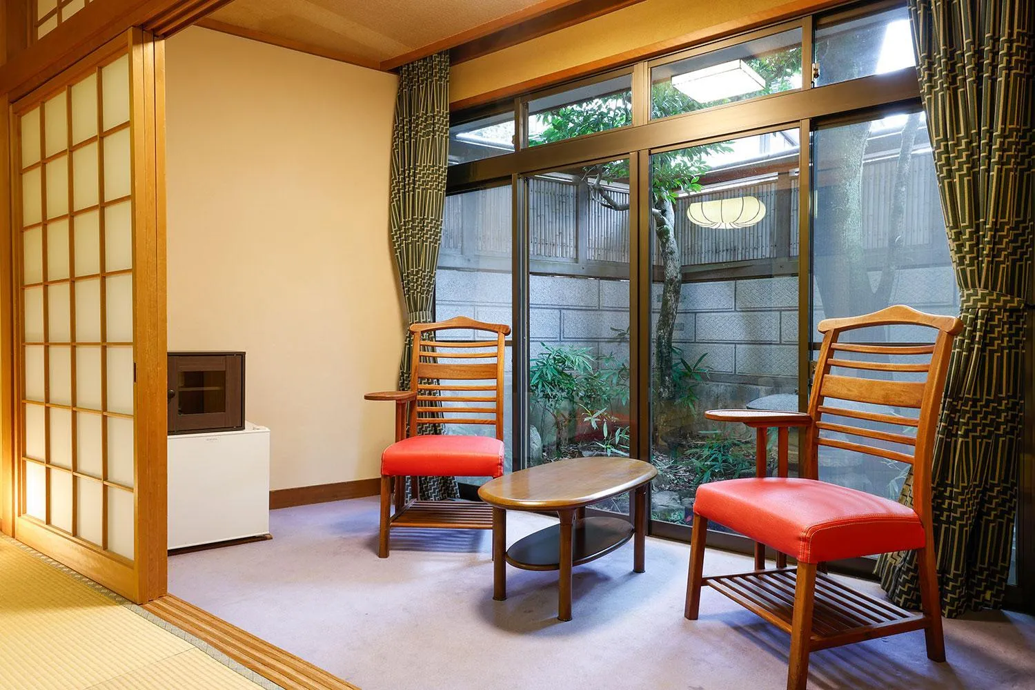 Seating area in Yanagiso
