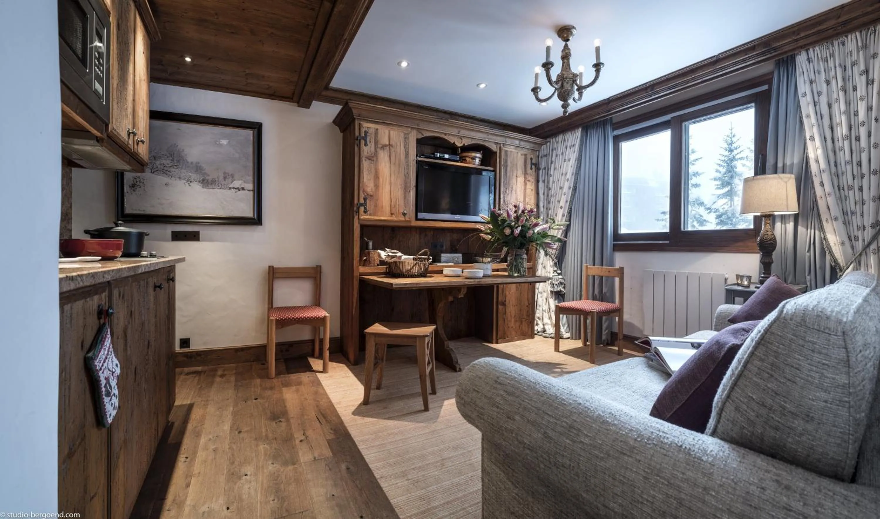 Studio d'Exception - Domaine du Jardin Alpin, Courchevel 1850