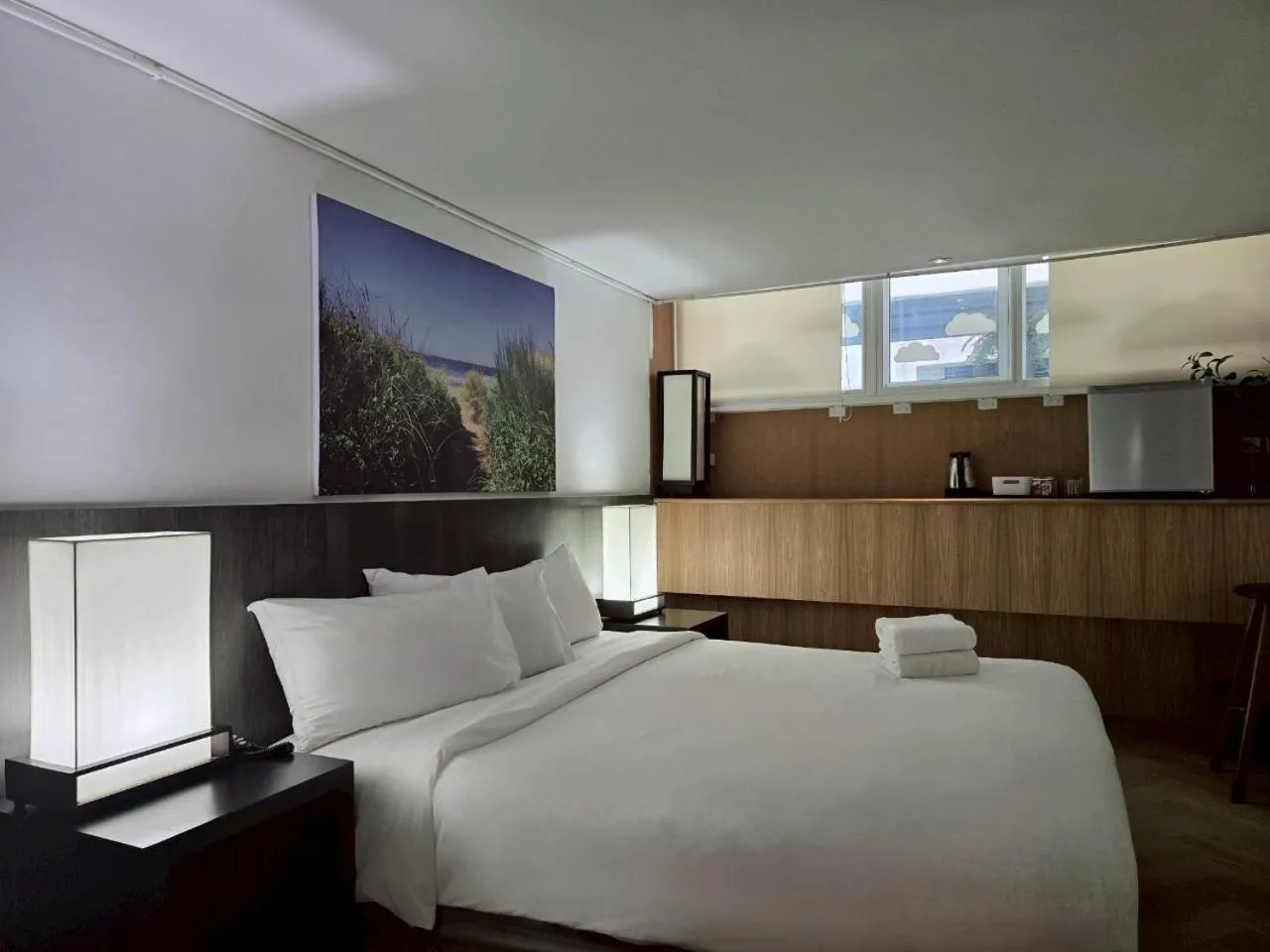 Bed in Somewhere to Escape - Hometel