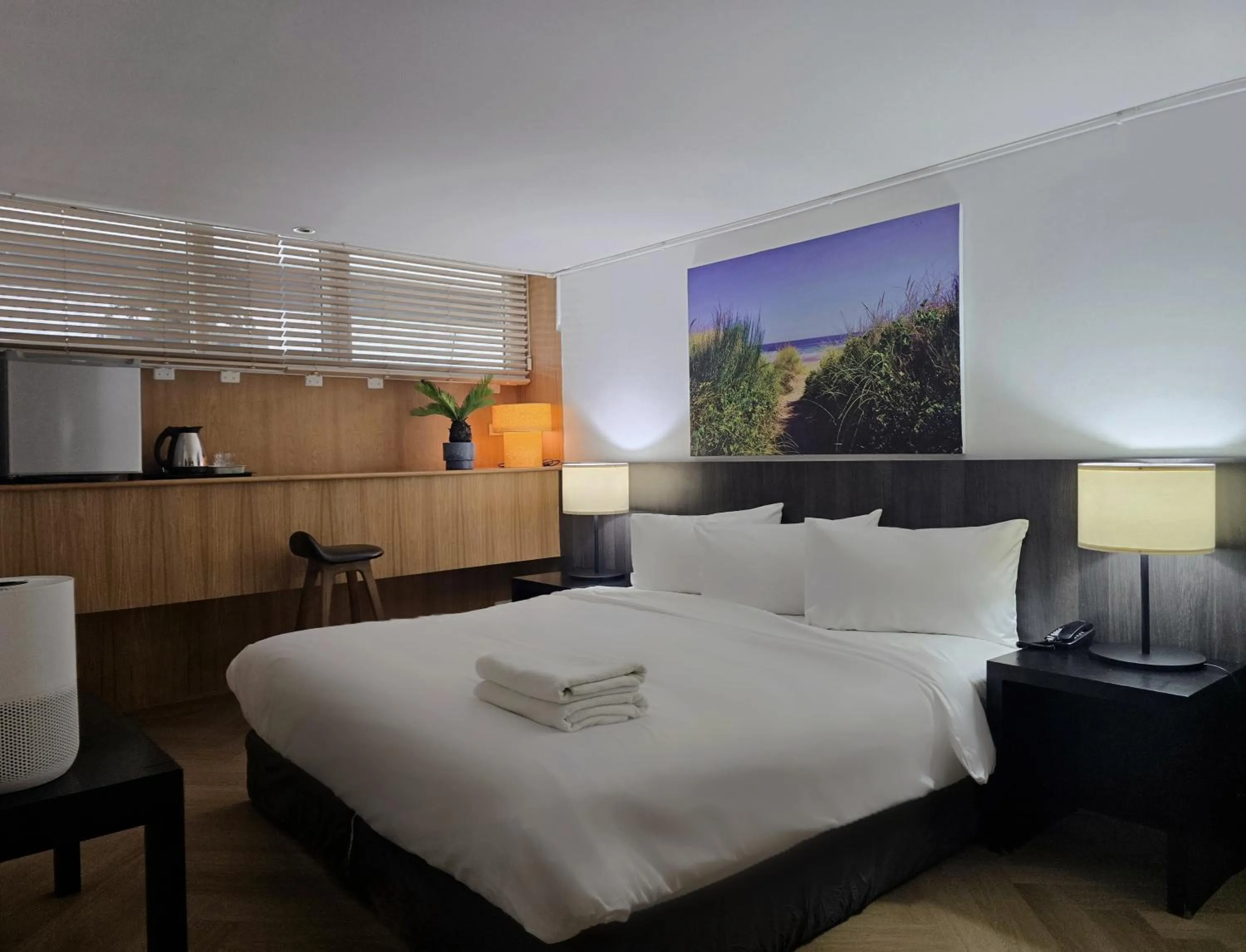 Bed in Somewhere to Escape - Hometel