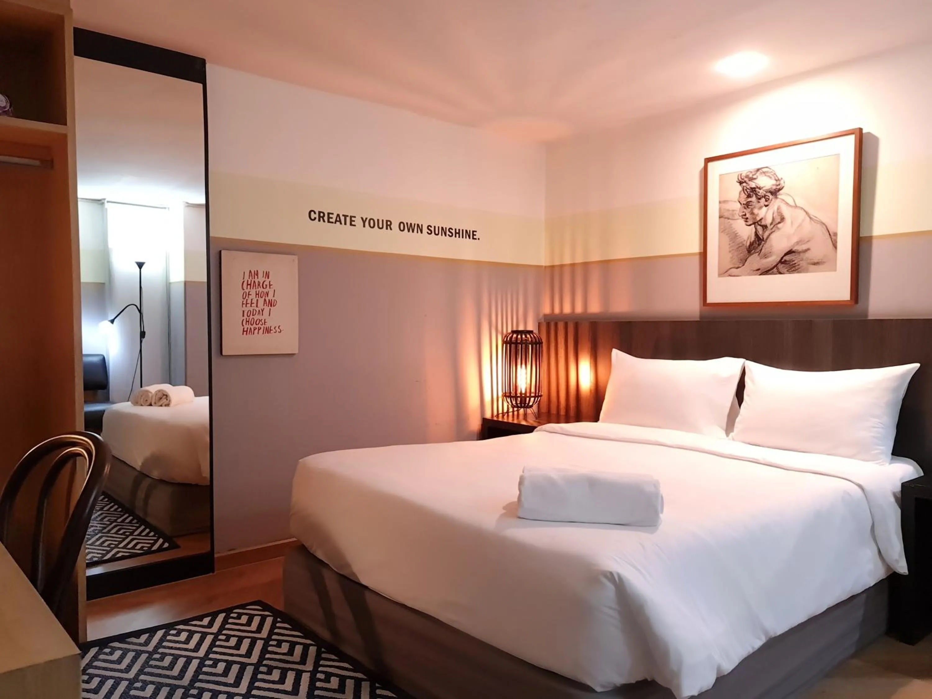 Bed in Somewhere to Escape - Hometel