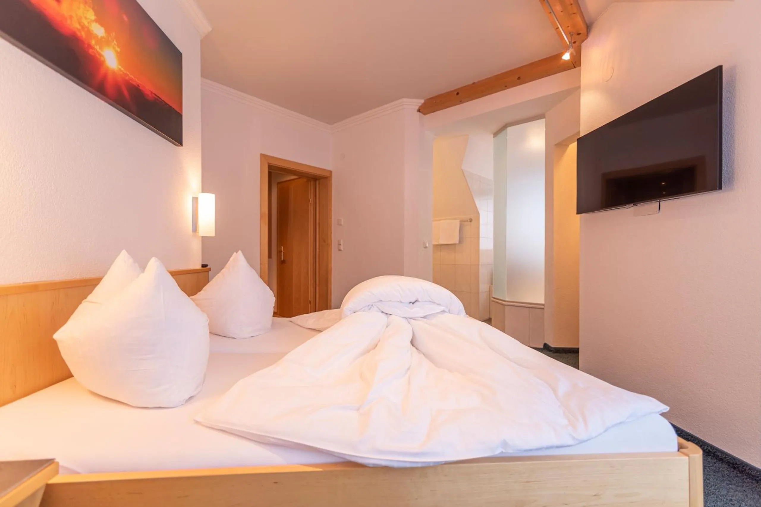 Bedroom, Bed in Hotel Garni Martina