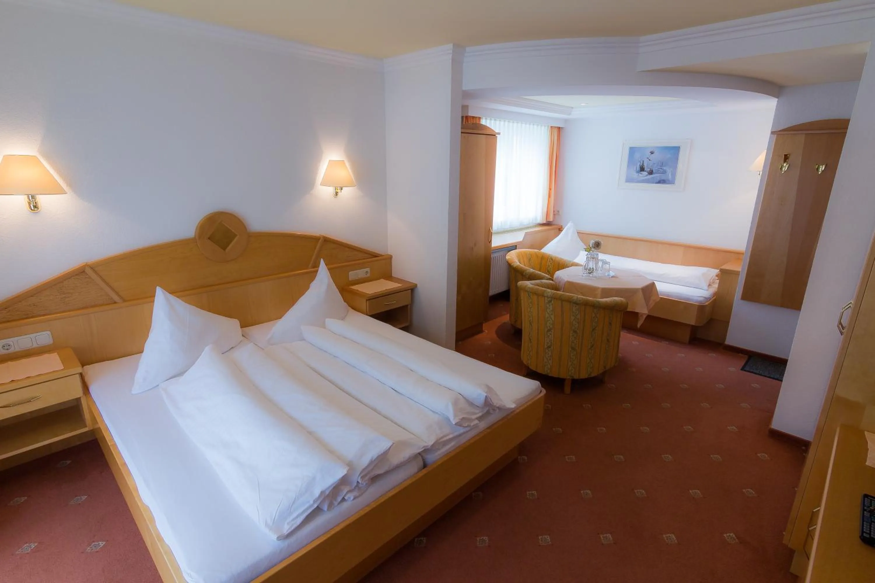 Bedroom, Bed in Hotel Garni Martina