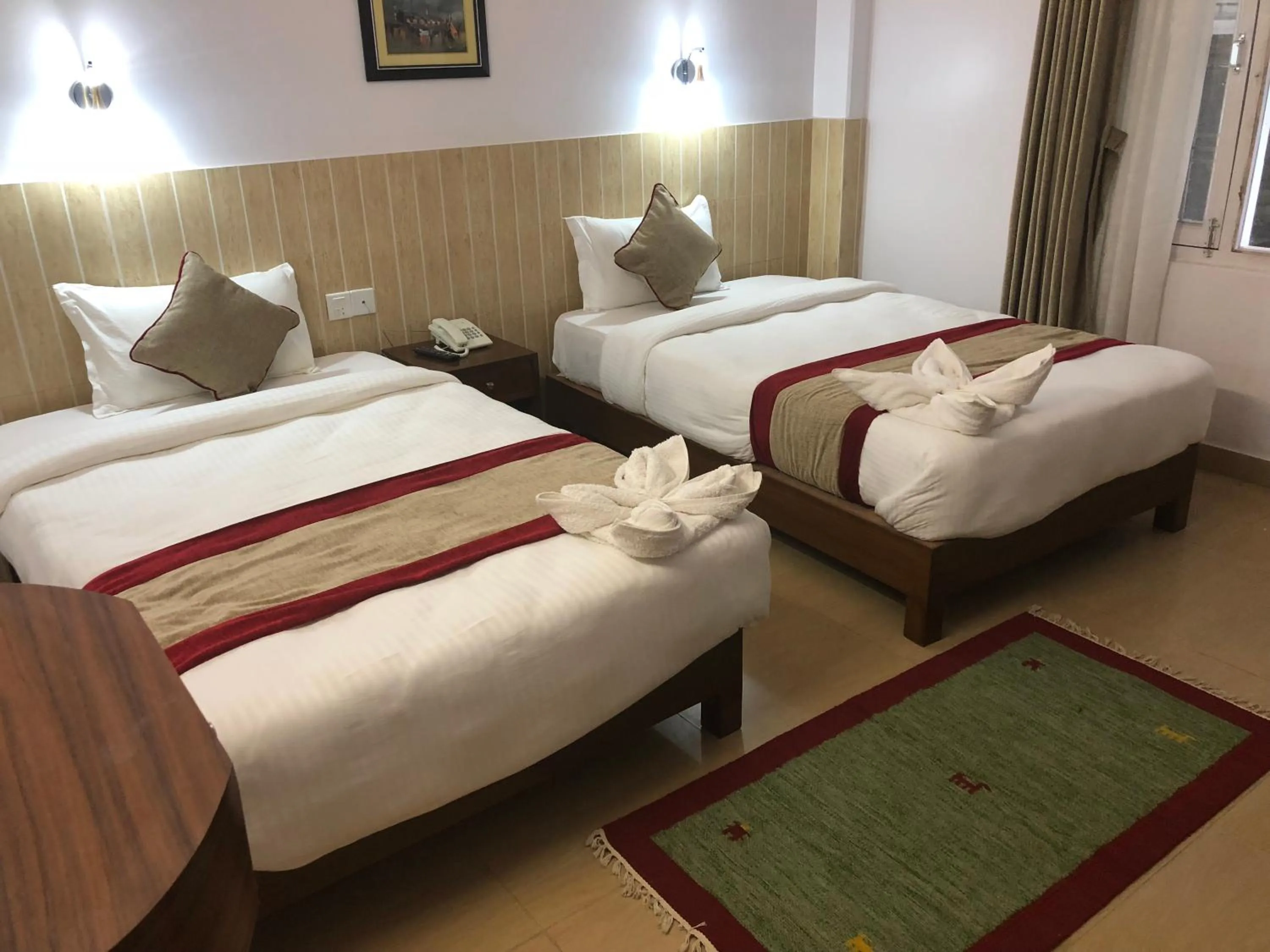 Bed in Hotel Guru