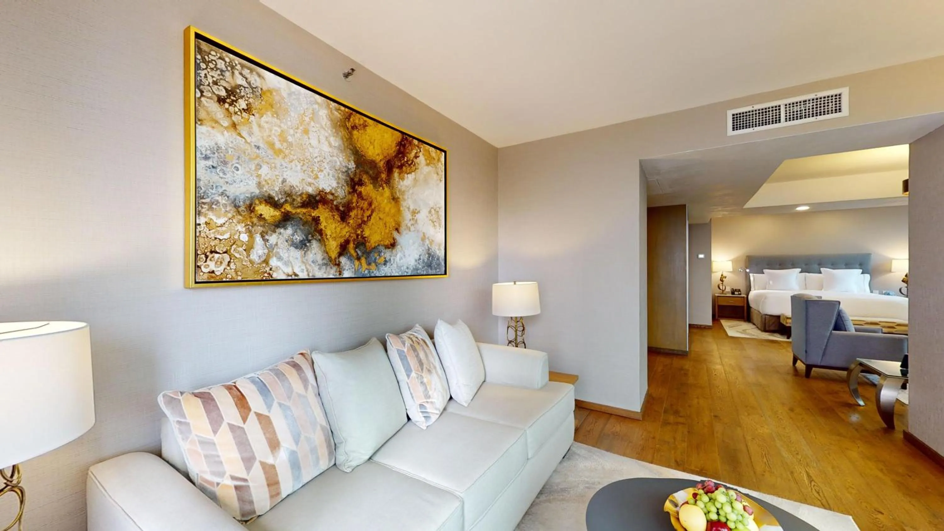 Living room in Marquis SkySuites