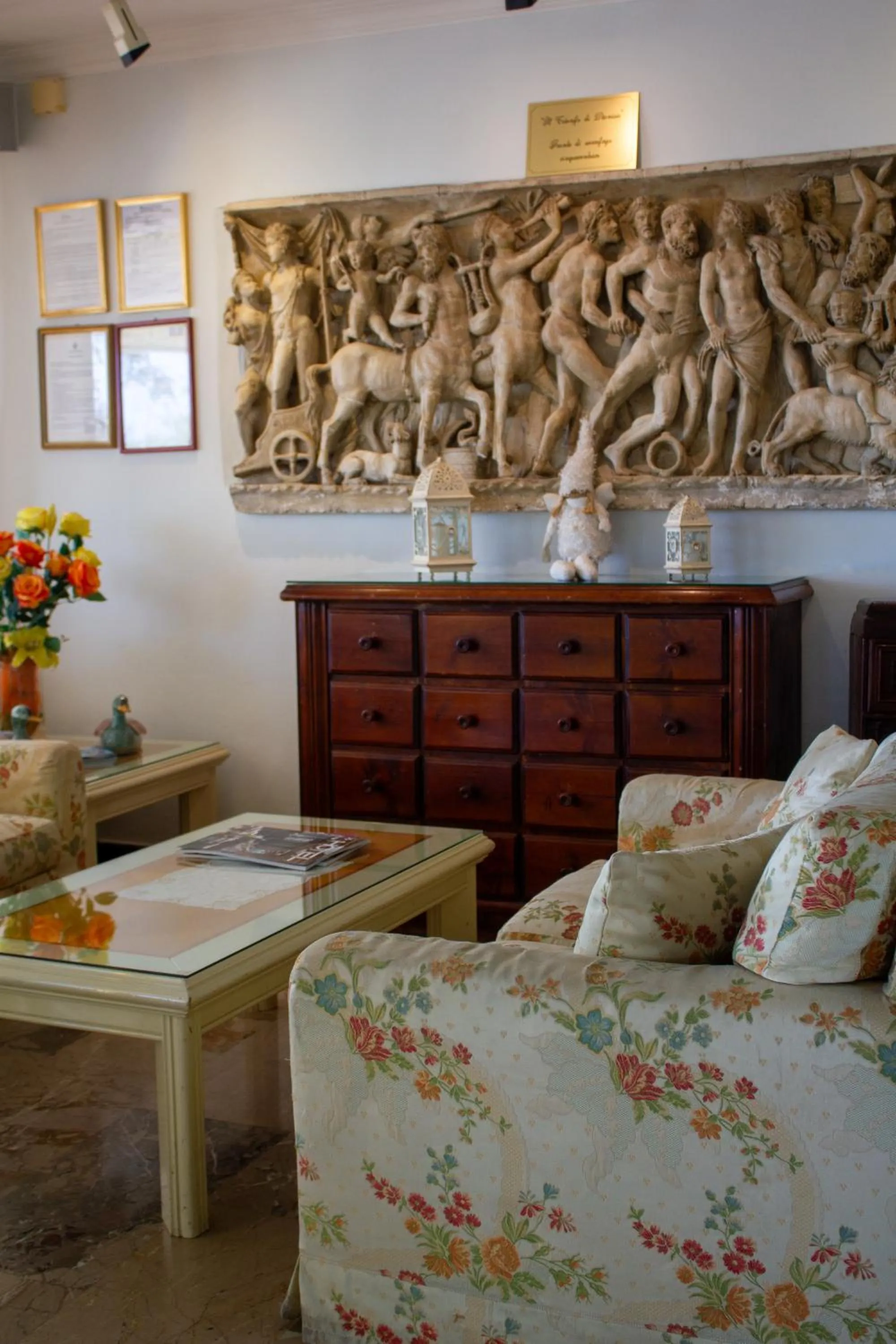 Lobby or reception in Hotel Des Nations - Vintage Hotel sul mare