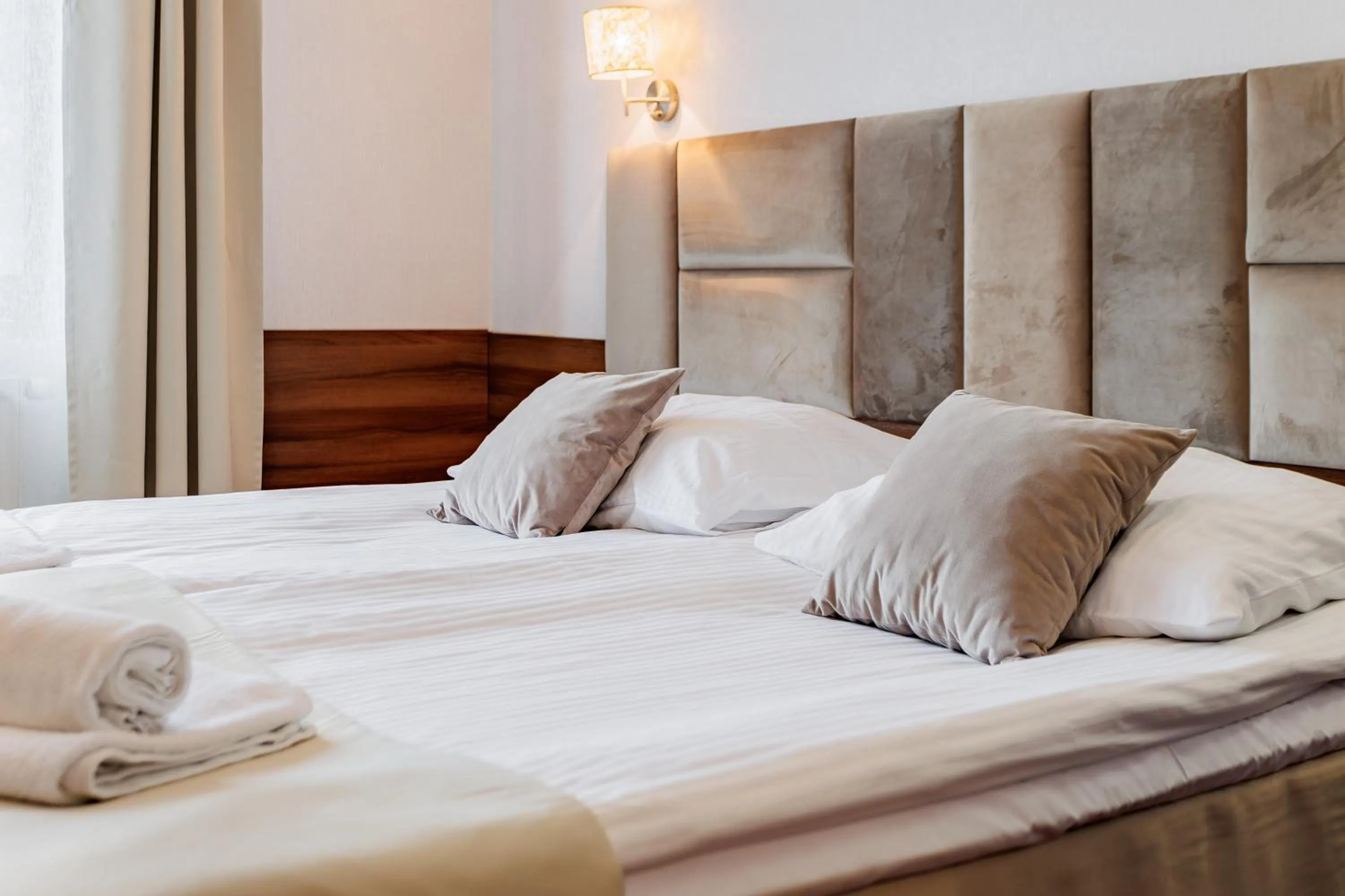 Bed in Hotel Cristal Park