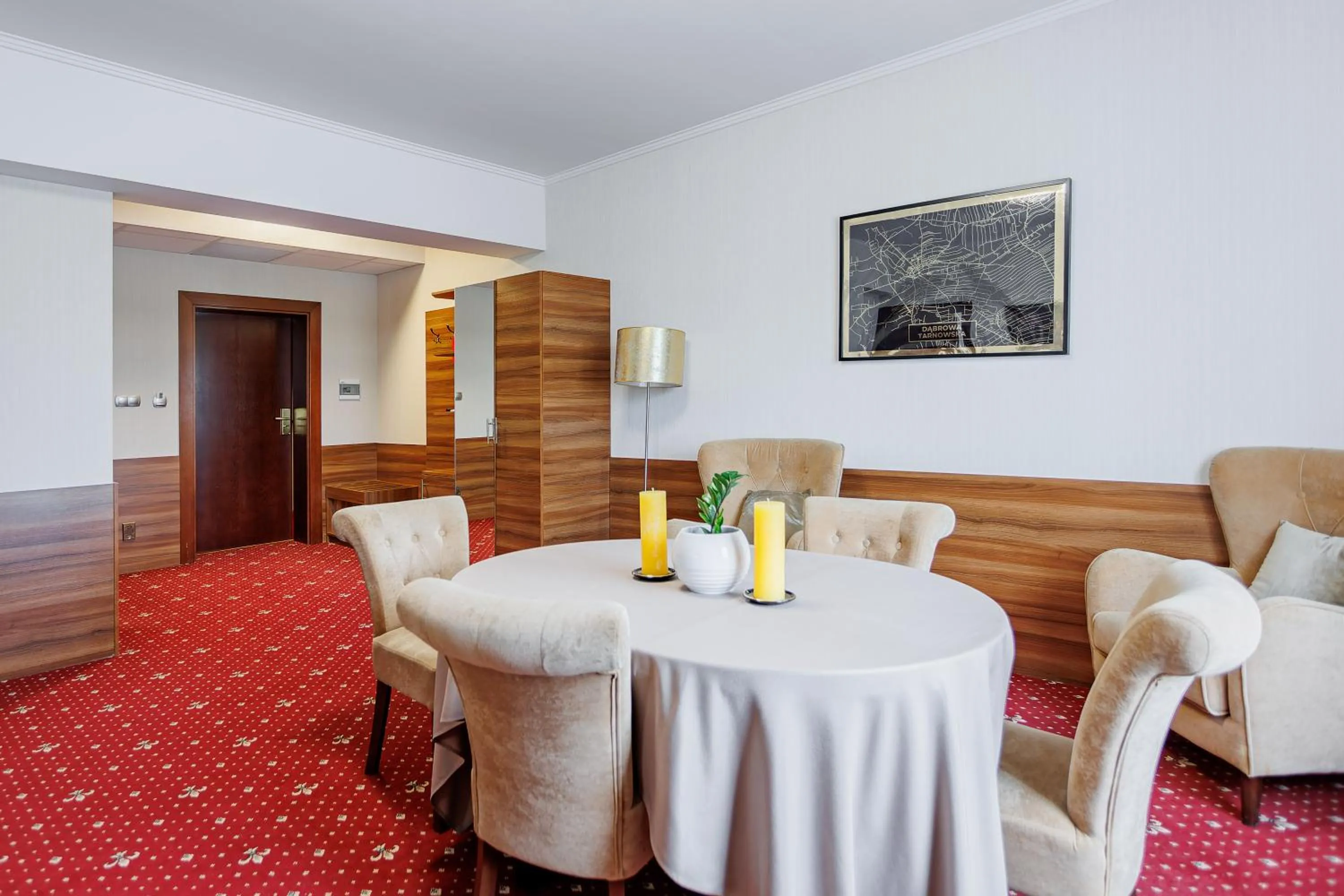 Seating area in Hotel Cristal Park