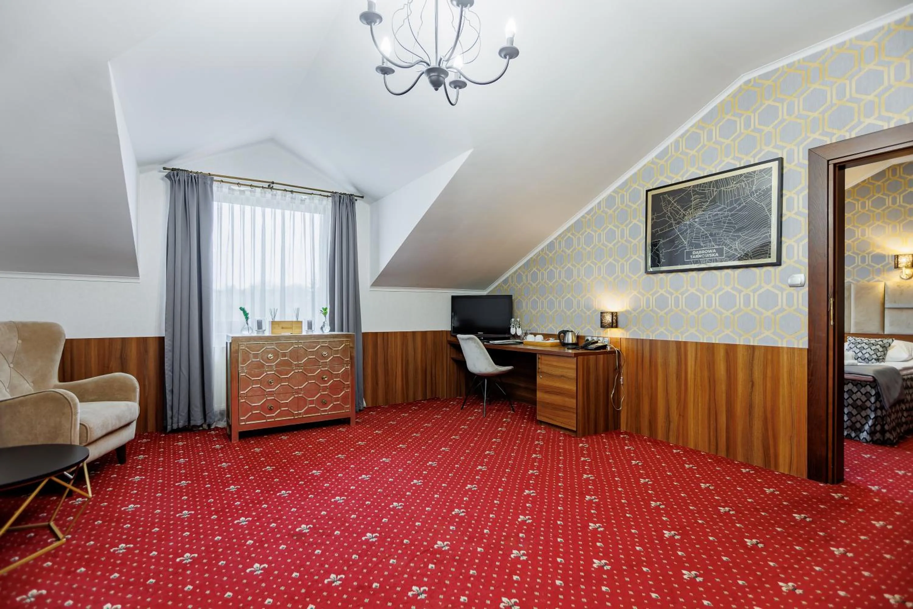 Seating area in Hotel Cristal Park