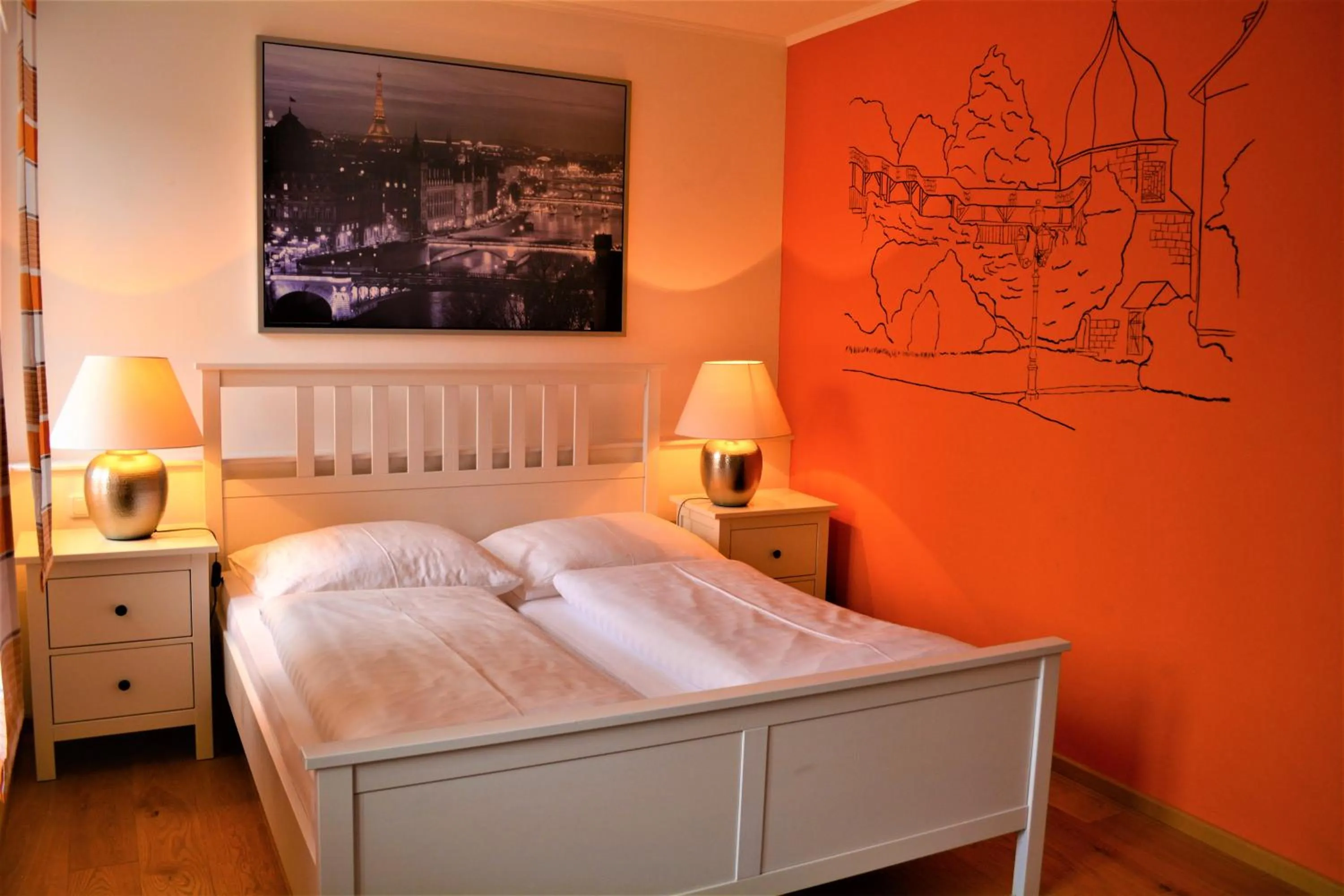 Bed in Economy Hotel Kronach