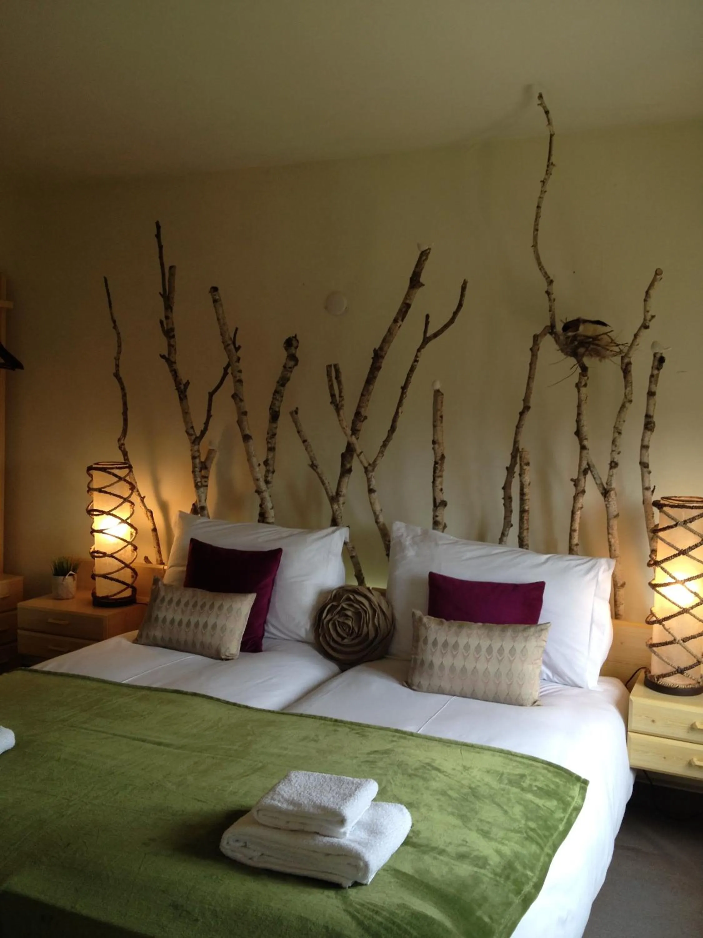 Bed in Auberge de Duillier