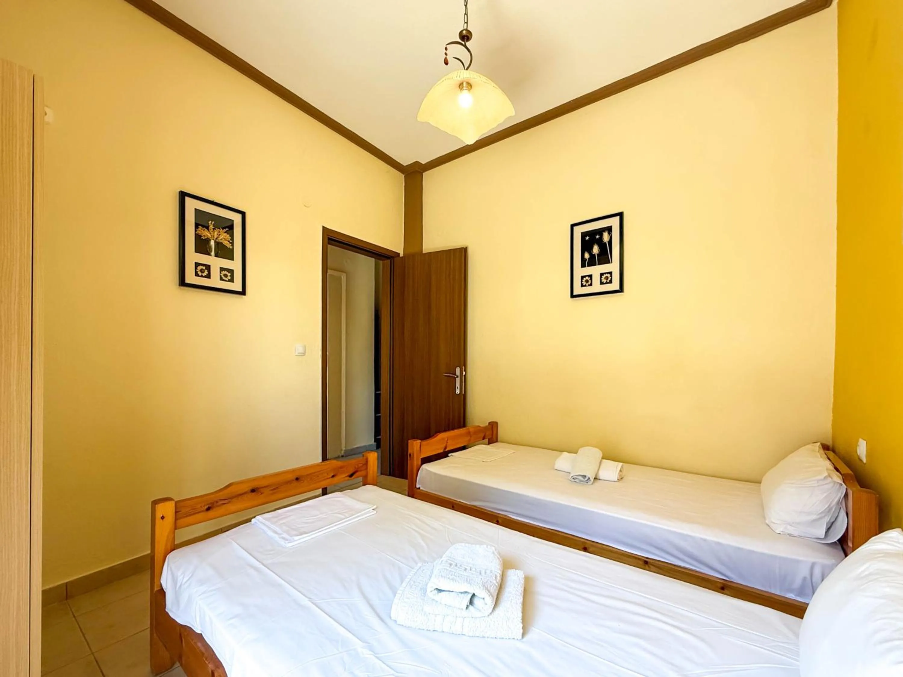 Bedroom, Bed in Haus Olymp