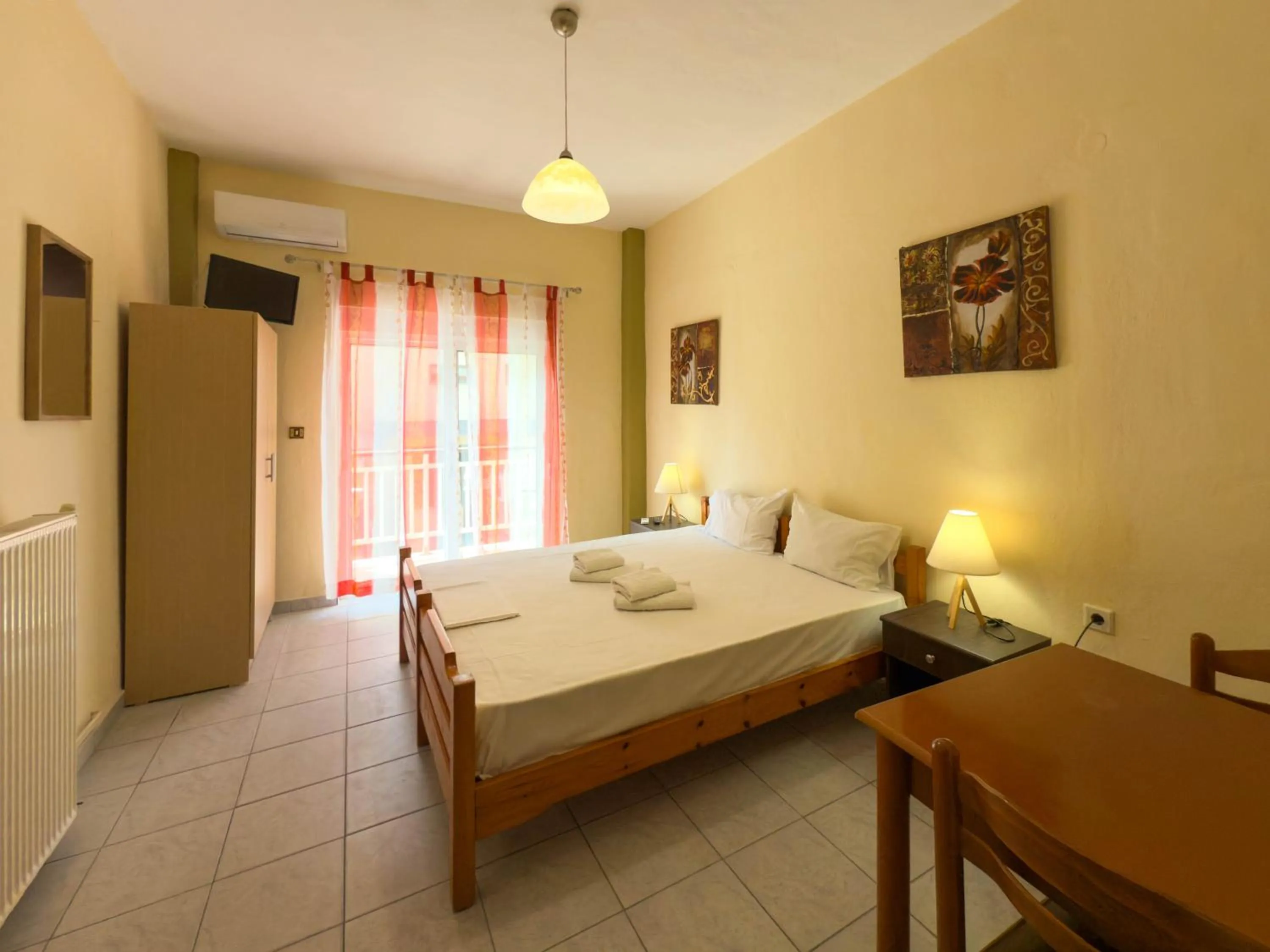 Bedroom, Bed in Haus Olymp