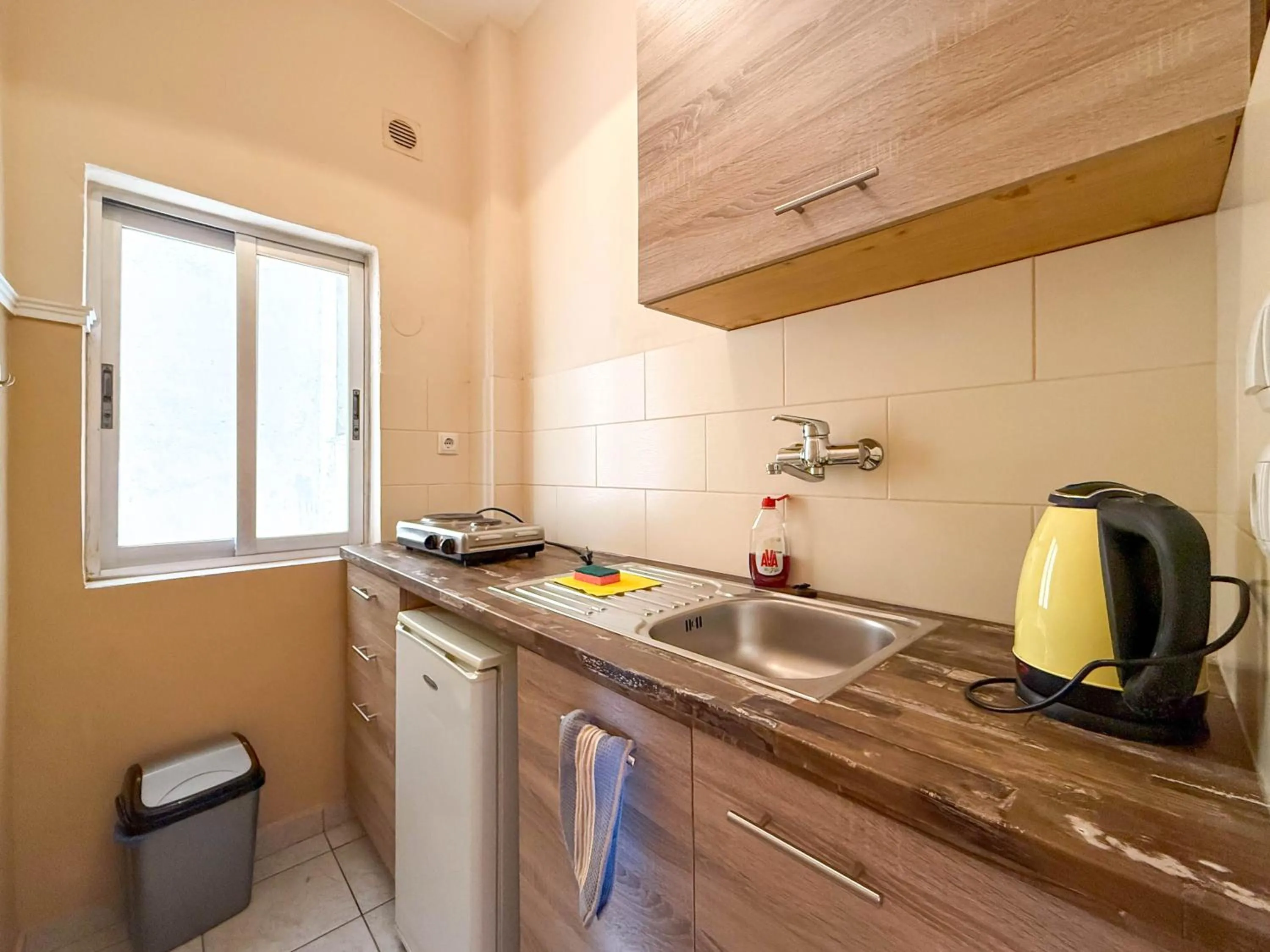Kitchen or kitchenette in Haus Olymp