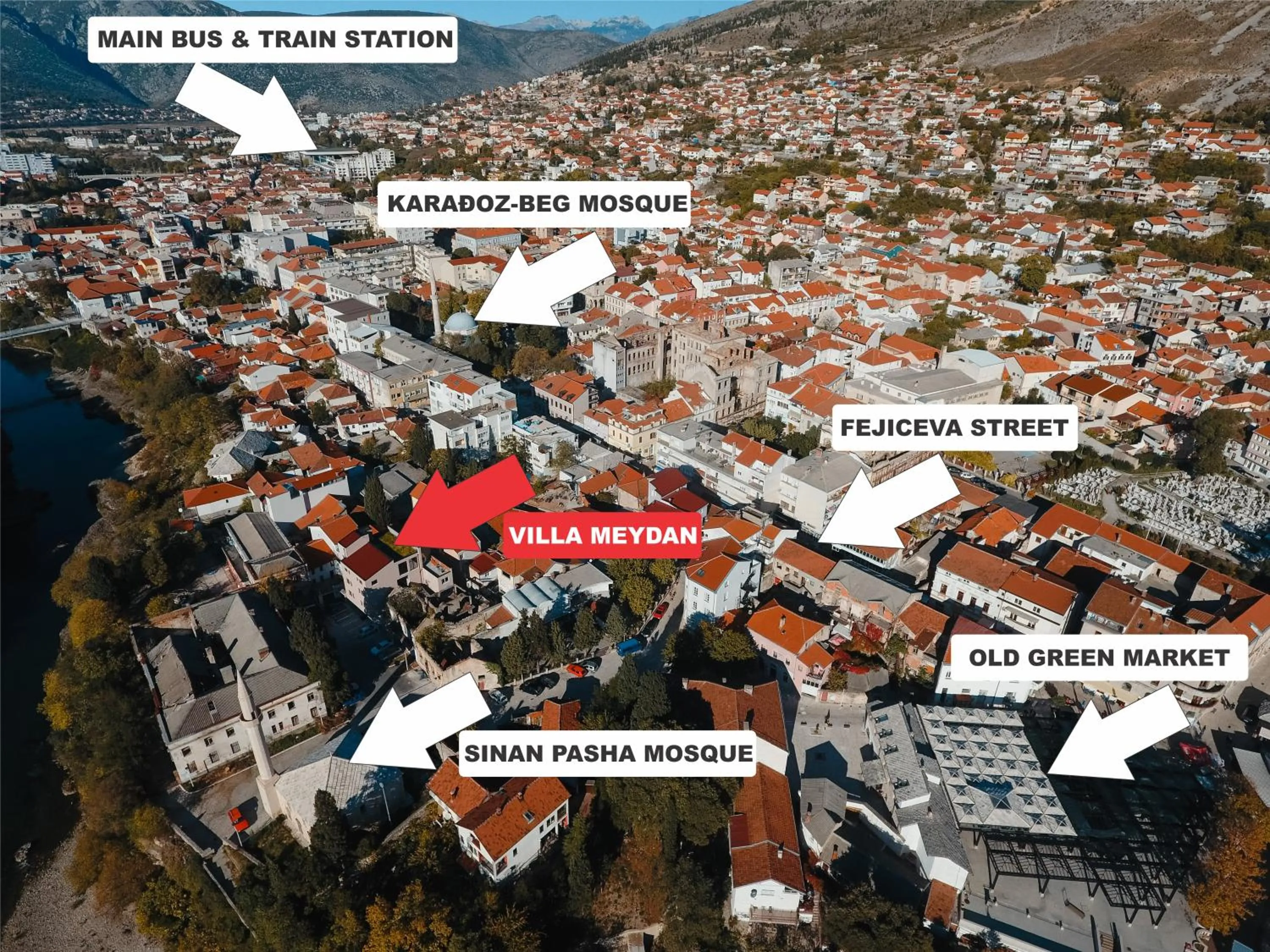 Bird's eye view in Hotel & Spa Meydan