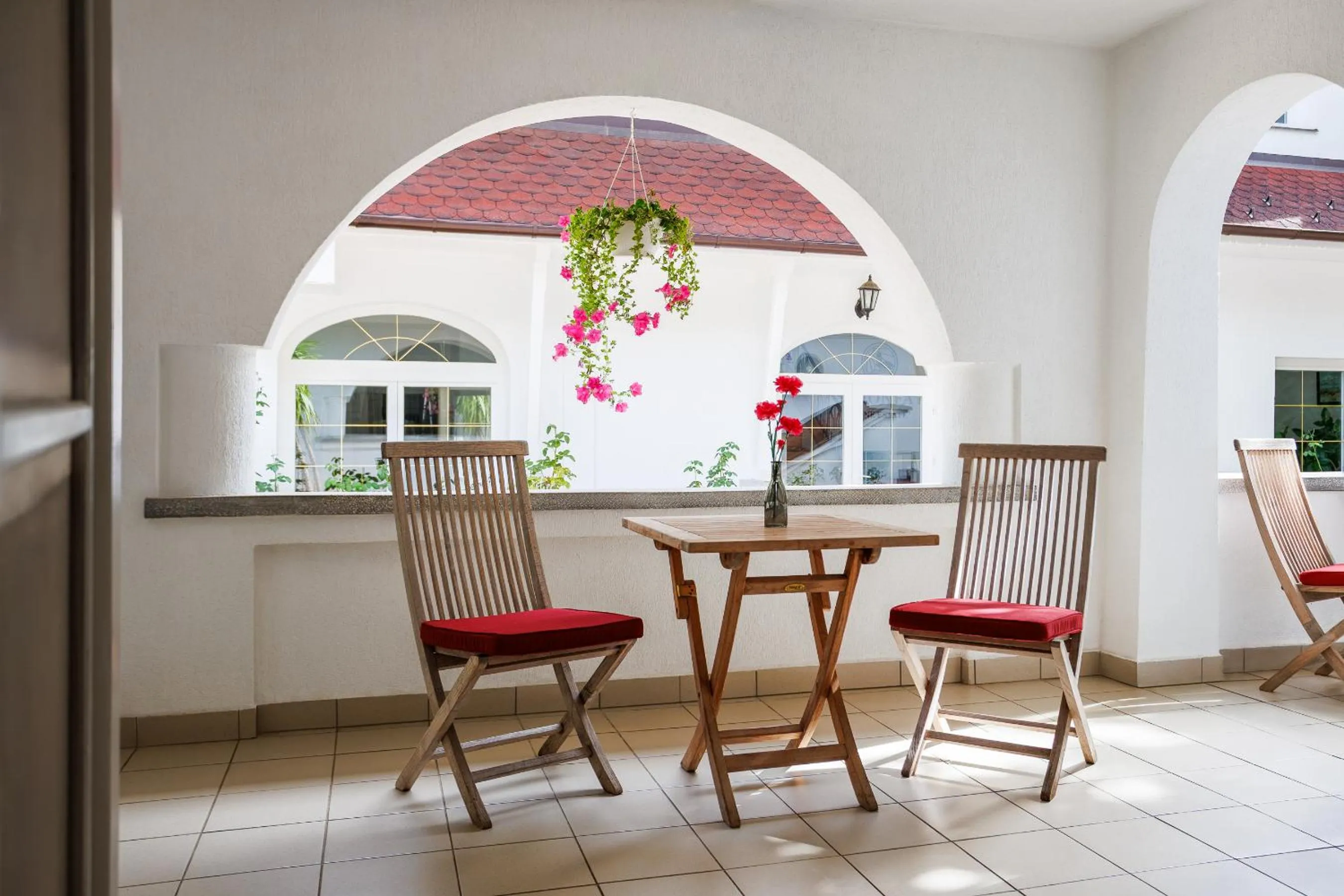 Balcony/Terrace in Partvilla Balatonboglar