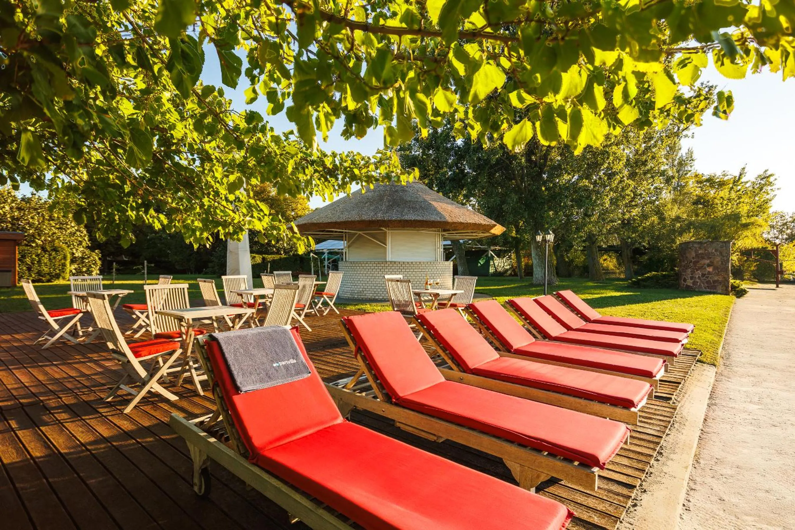 Lounge or bar in Partvilla Balatonboglar