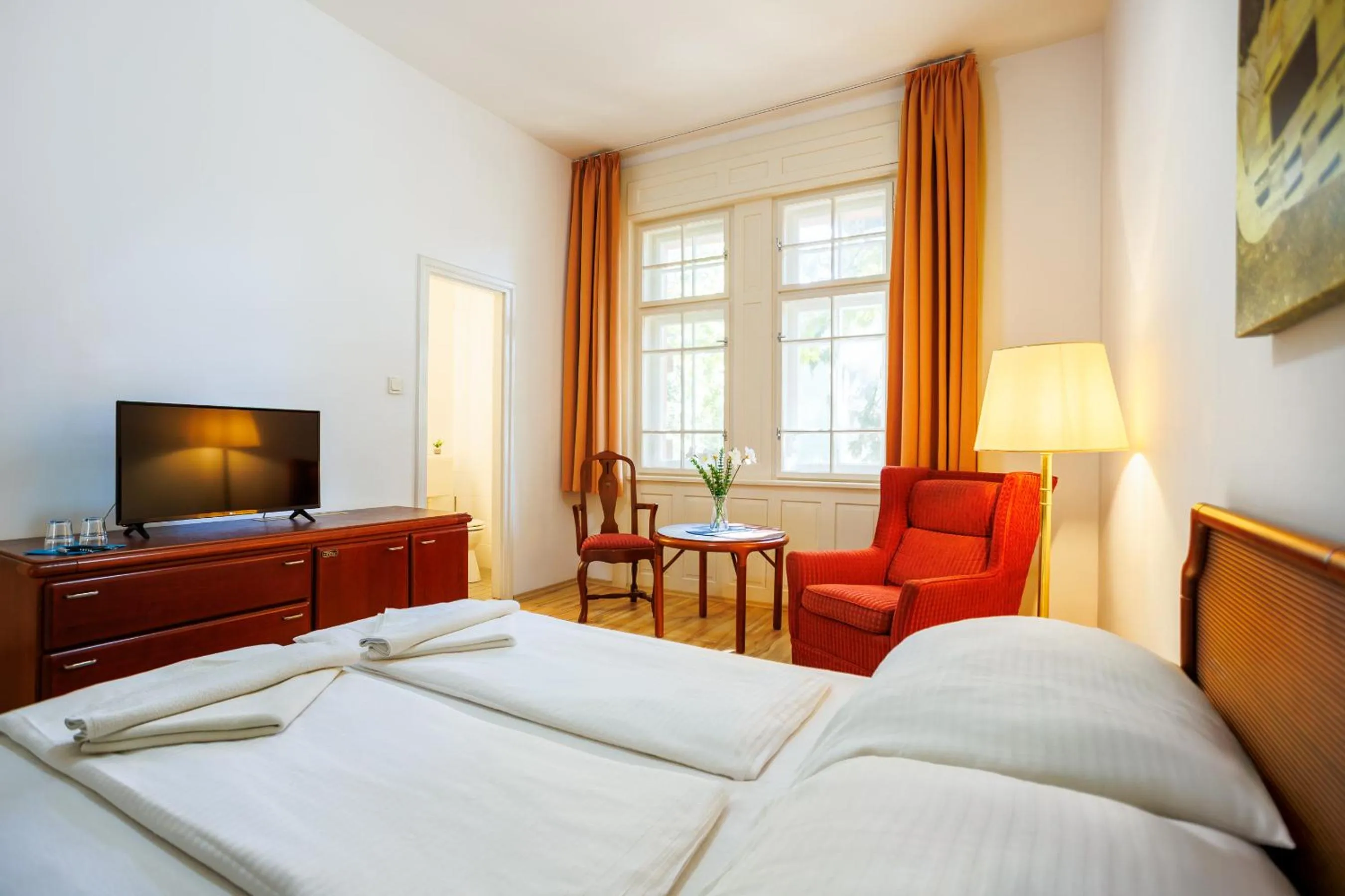 Bedroom, Bed in Partvilla Balatonboglar