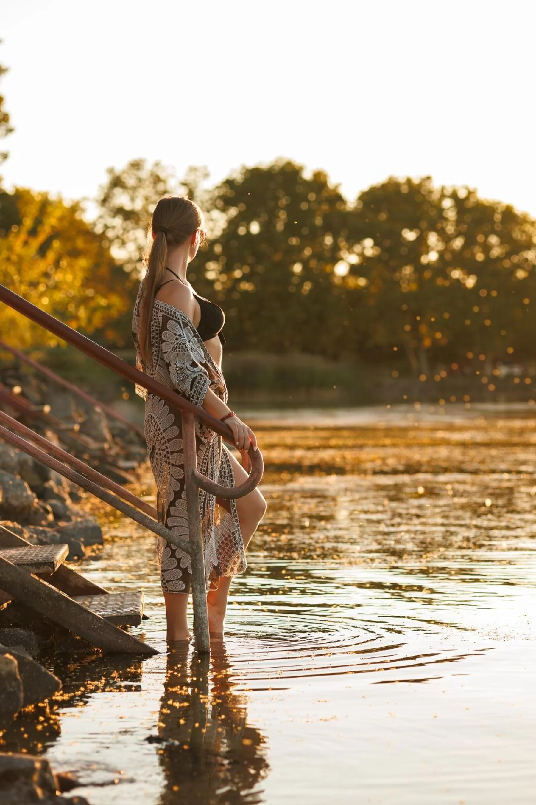 Beach in Partvilla Balatonboglar