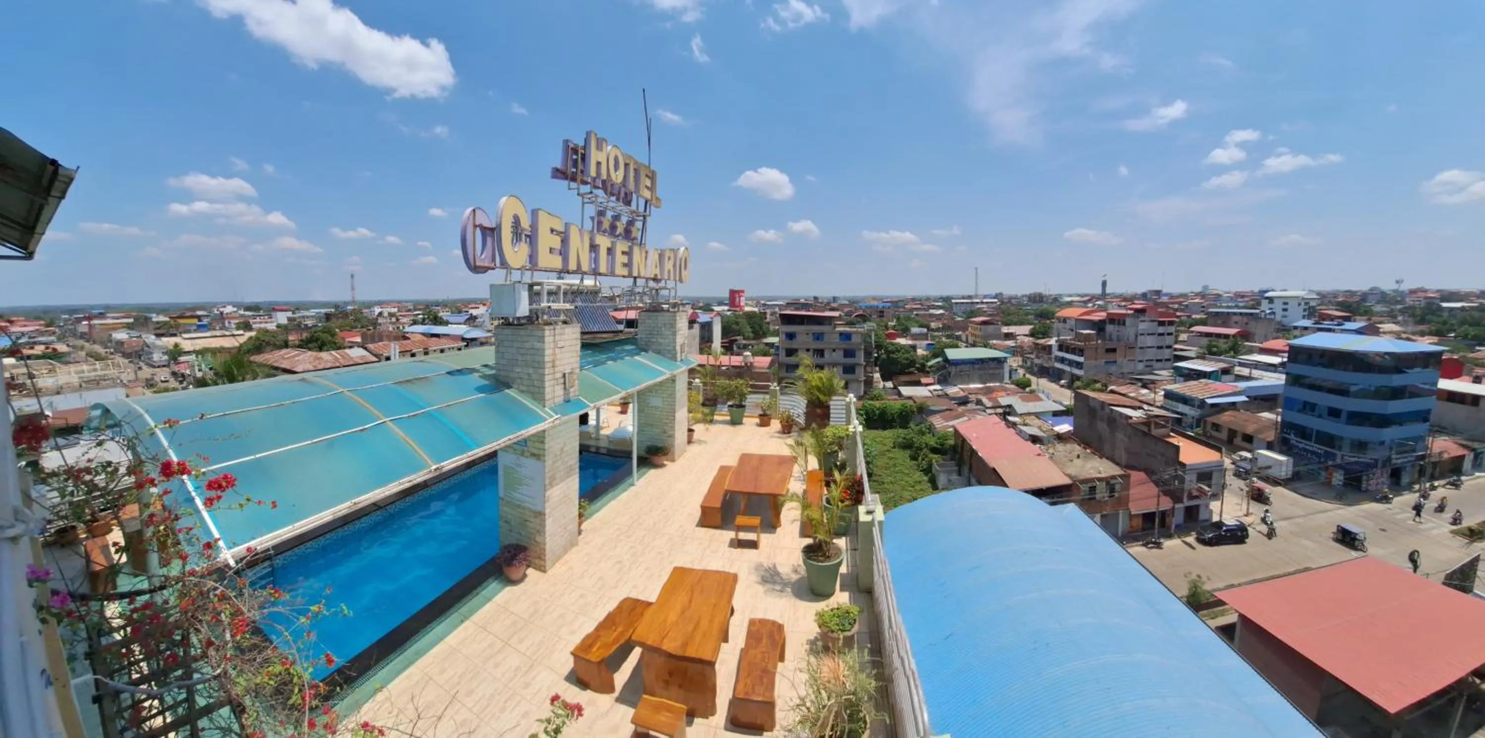Bird's eye view in Hotel Centenario