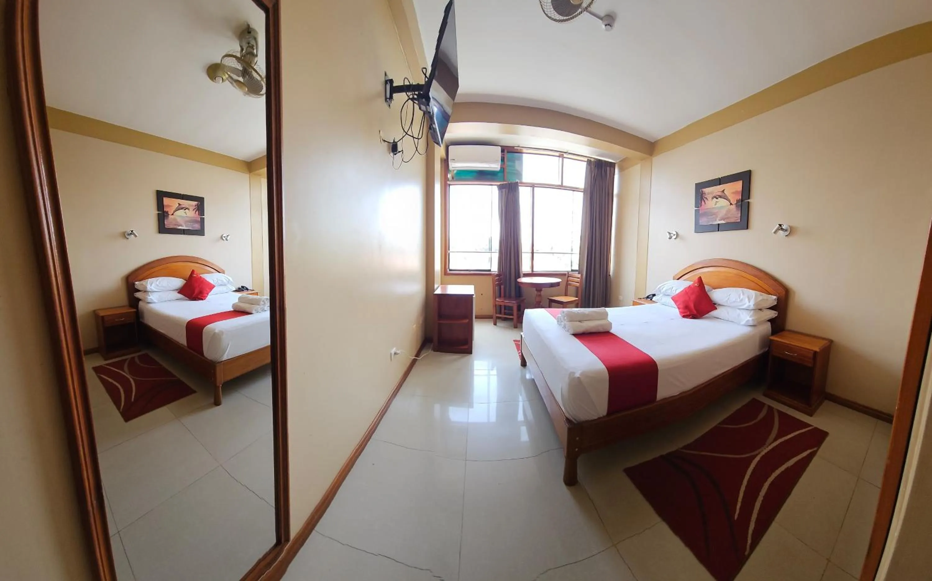 Bed in Hotel Centenario