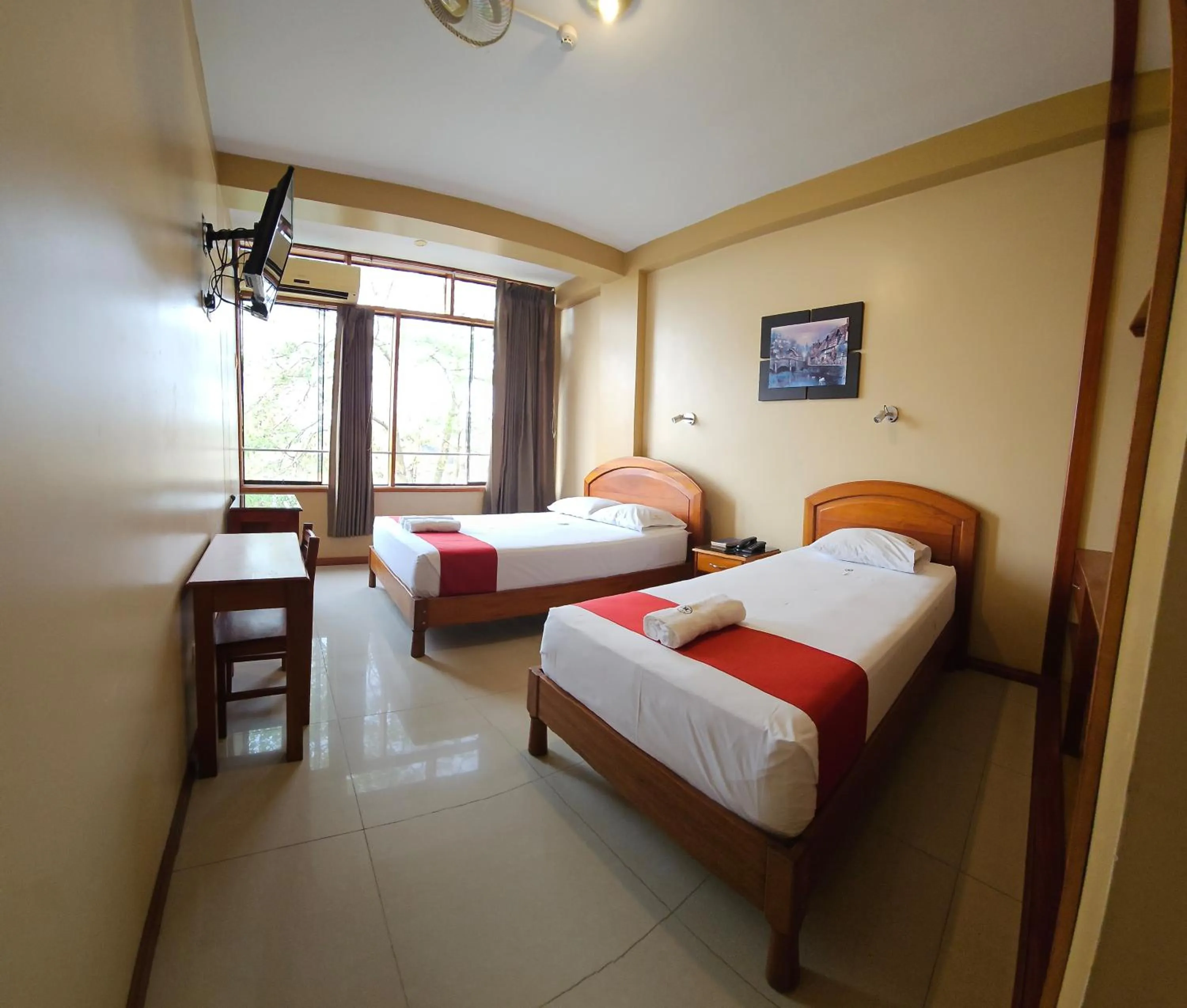 Bed in Hotel Centenario